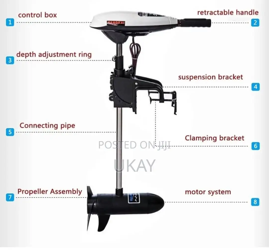 Strong Powerful Hangkai Motor For Inflatable Fishing Boat Engine.