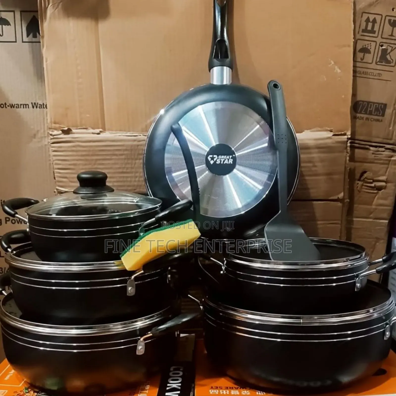 Great Star (Tc Model ) Nonstick Sufuria Cookware Set