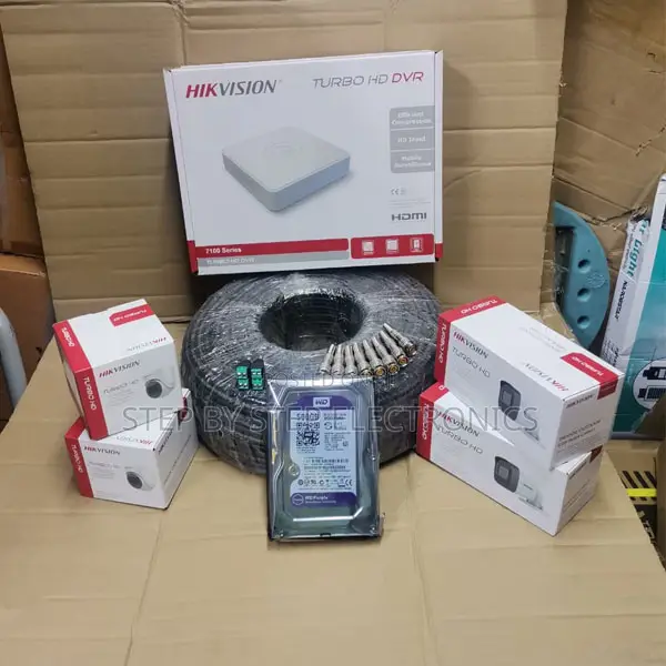 Hikvision CCTV Complete 4 Indoor/Oudoor 1080p 2.0mp Cameras +4ch DVR