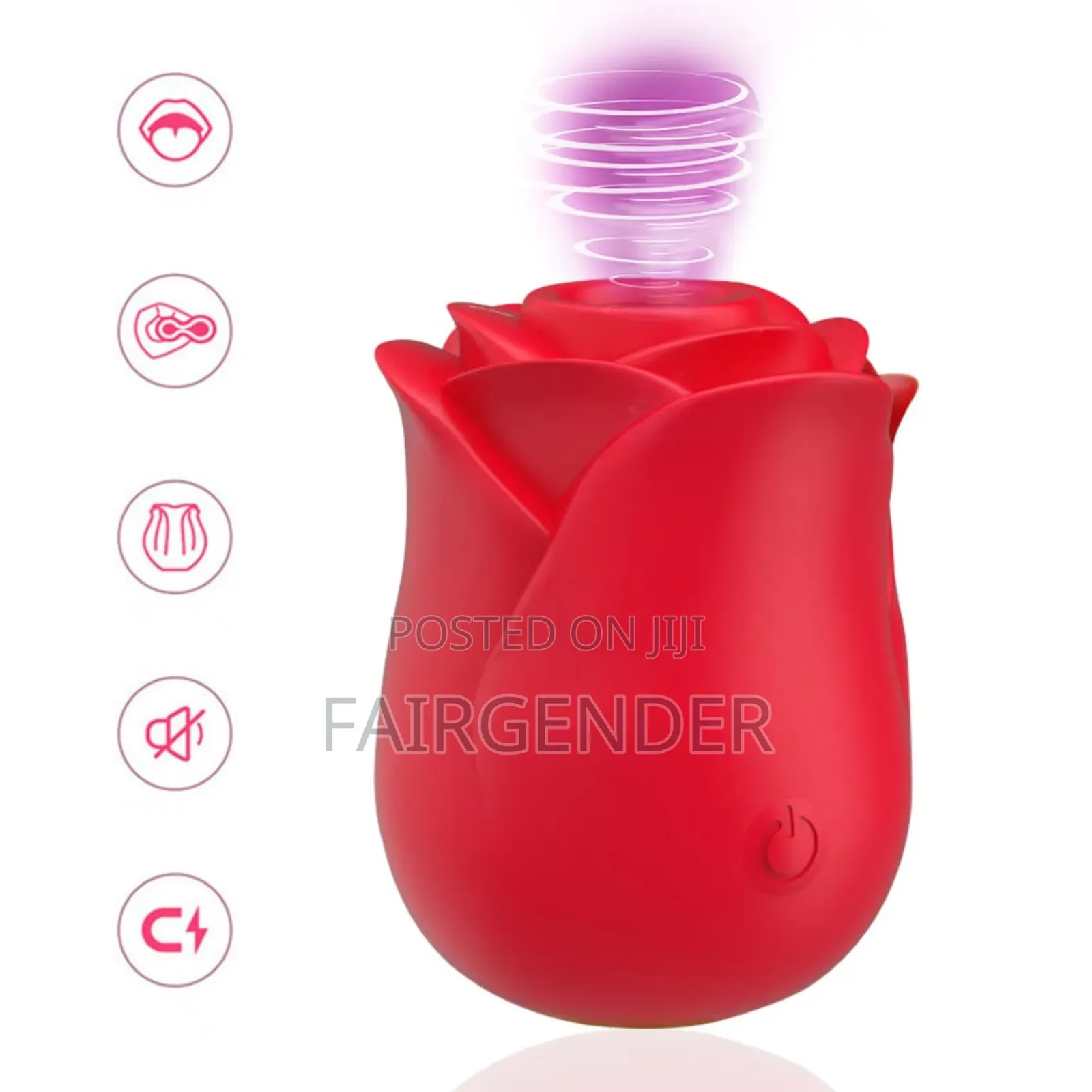 Thrusting Vibrating Two in One Rose