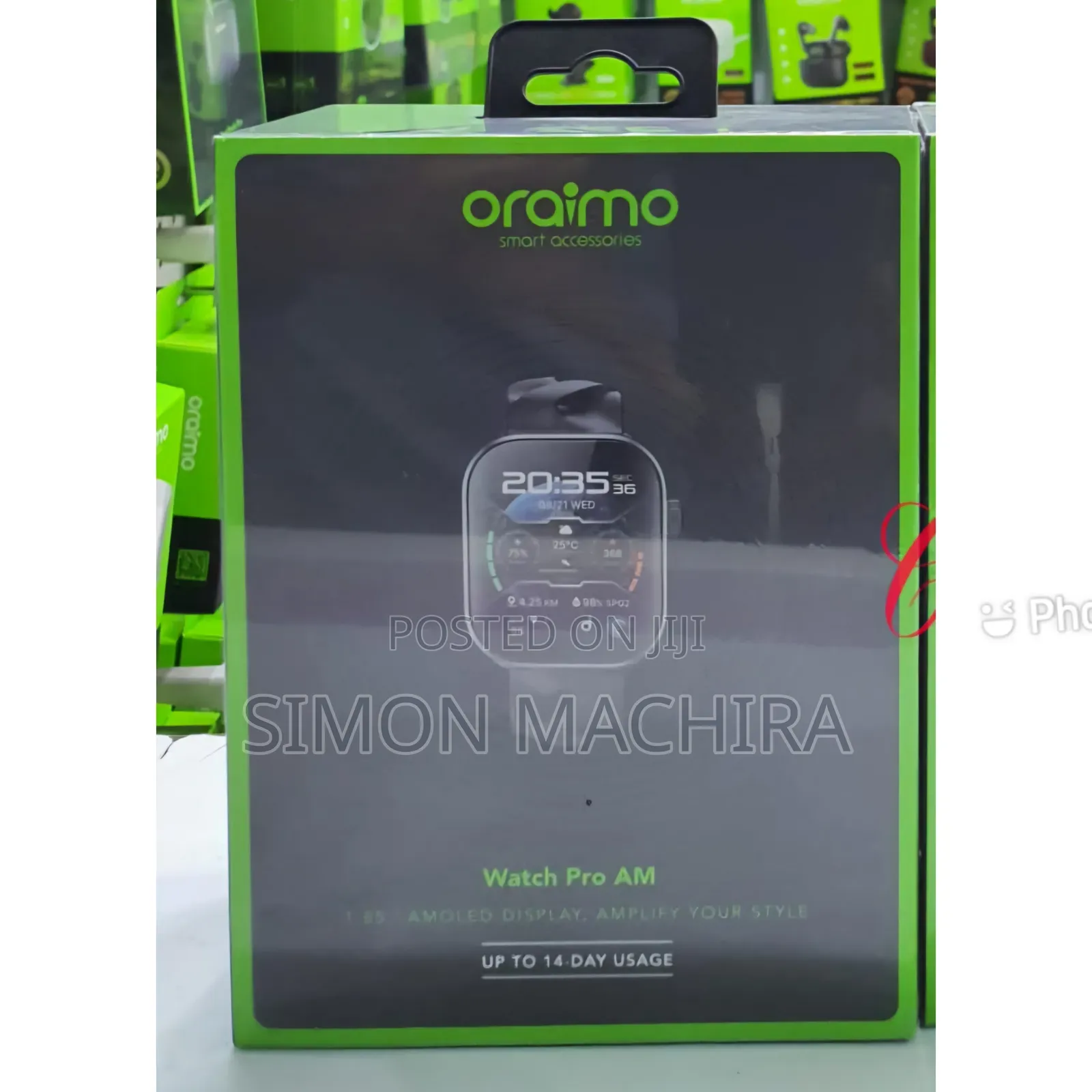 Oraimo Watch Pro Am Osw-811h 1.85′′ Amoled Ip68 Smart Watch