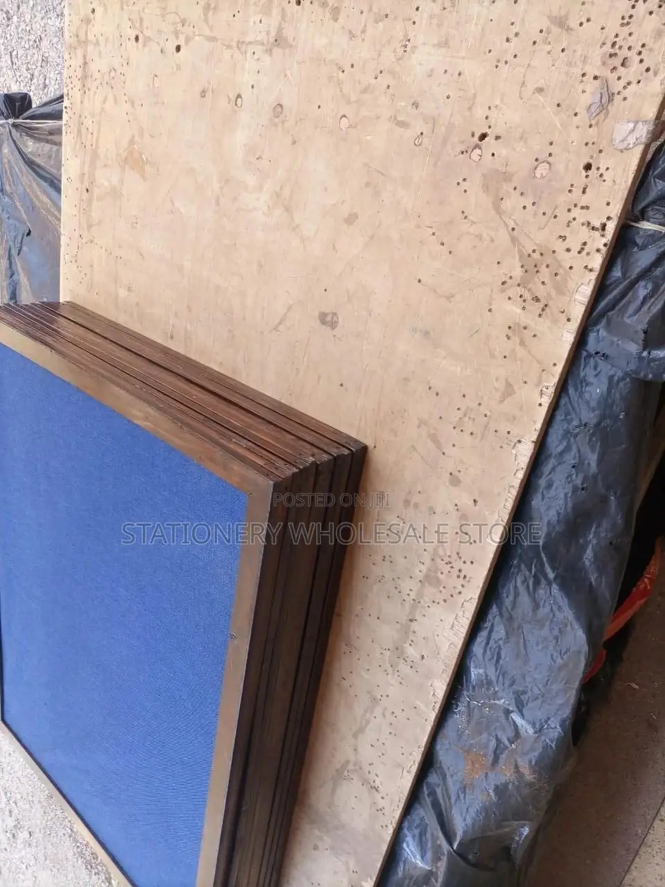 Noticeboard With Wooden Frame 122cm By 92cm