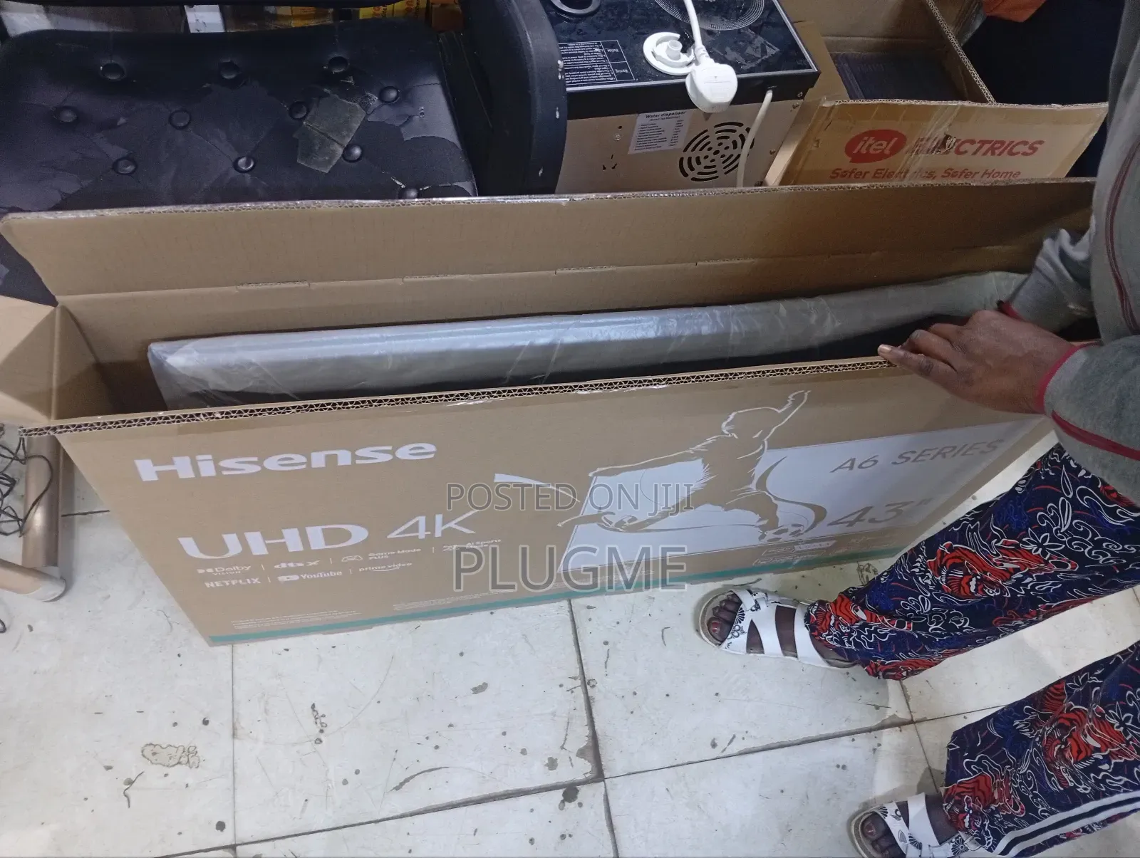 Hisense A6 43' Inch Smart Android Tv