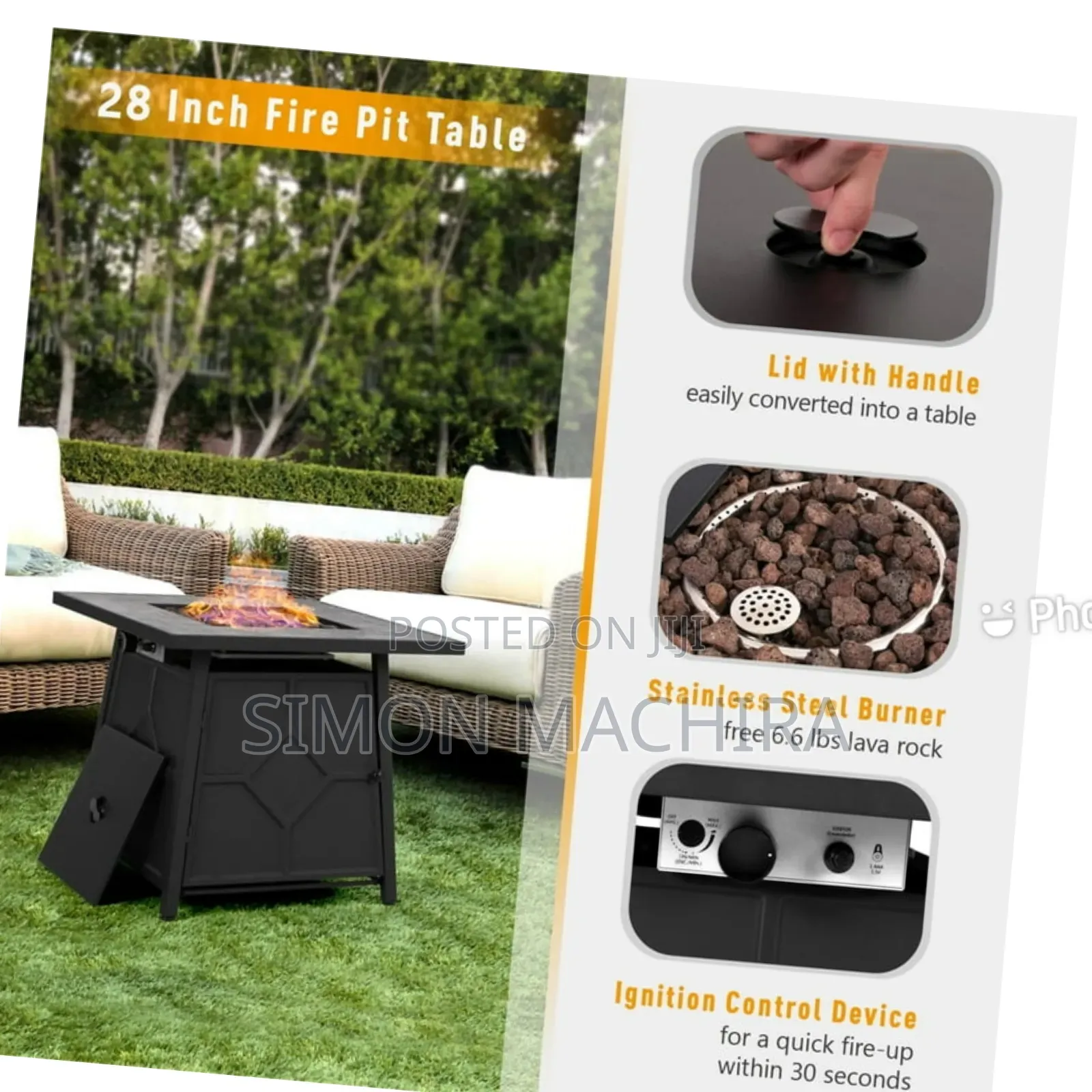 Fire Pit Heater / Propane Gas Fire Pit Heater