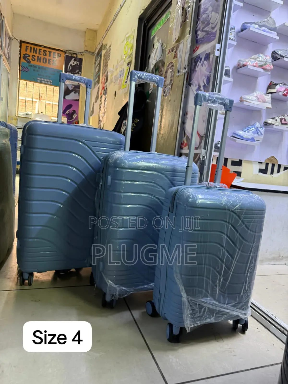 Unbreakable Rubber Suitcase Pp 3-in-1 Suitcase Set