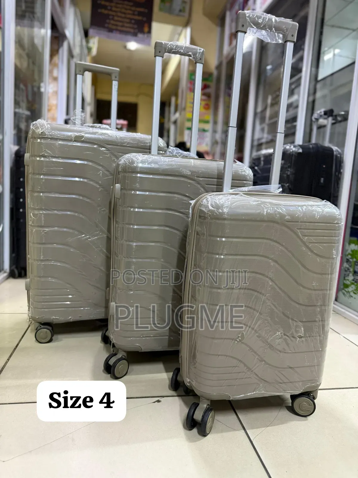 Unbreakable Rubber Suitcase Pp 3-in-1 Suitcase Set