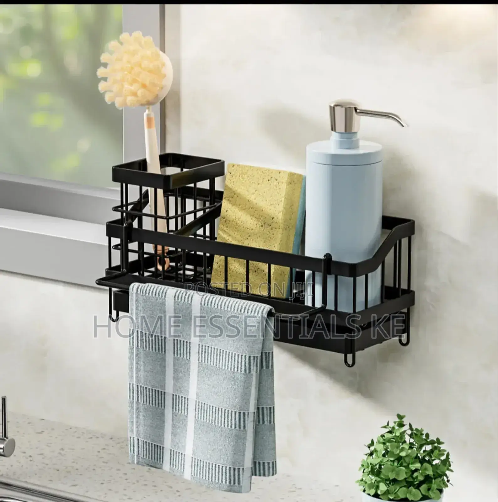 *Carbon Steel Kitchen Sink Organizer