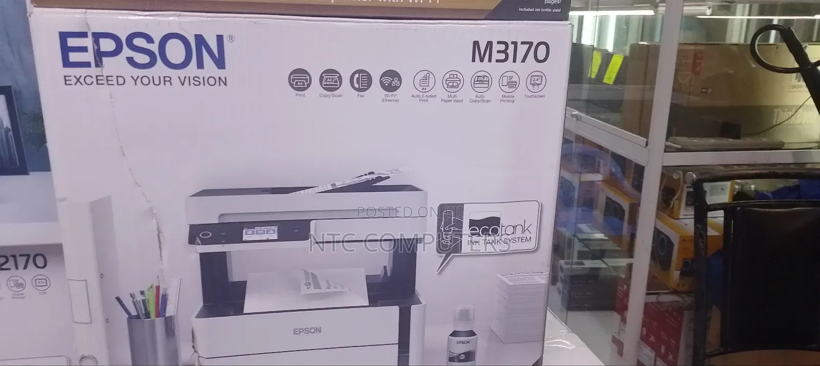 Epson Ecotank Monochrome M3170 All-in-One Duplex