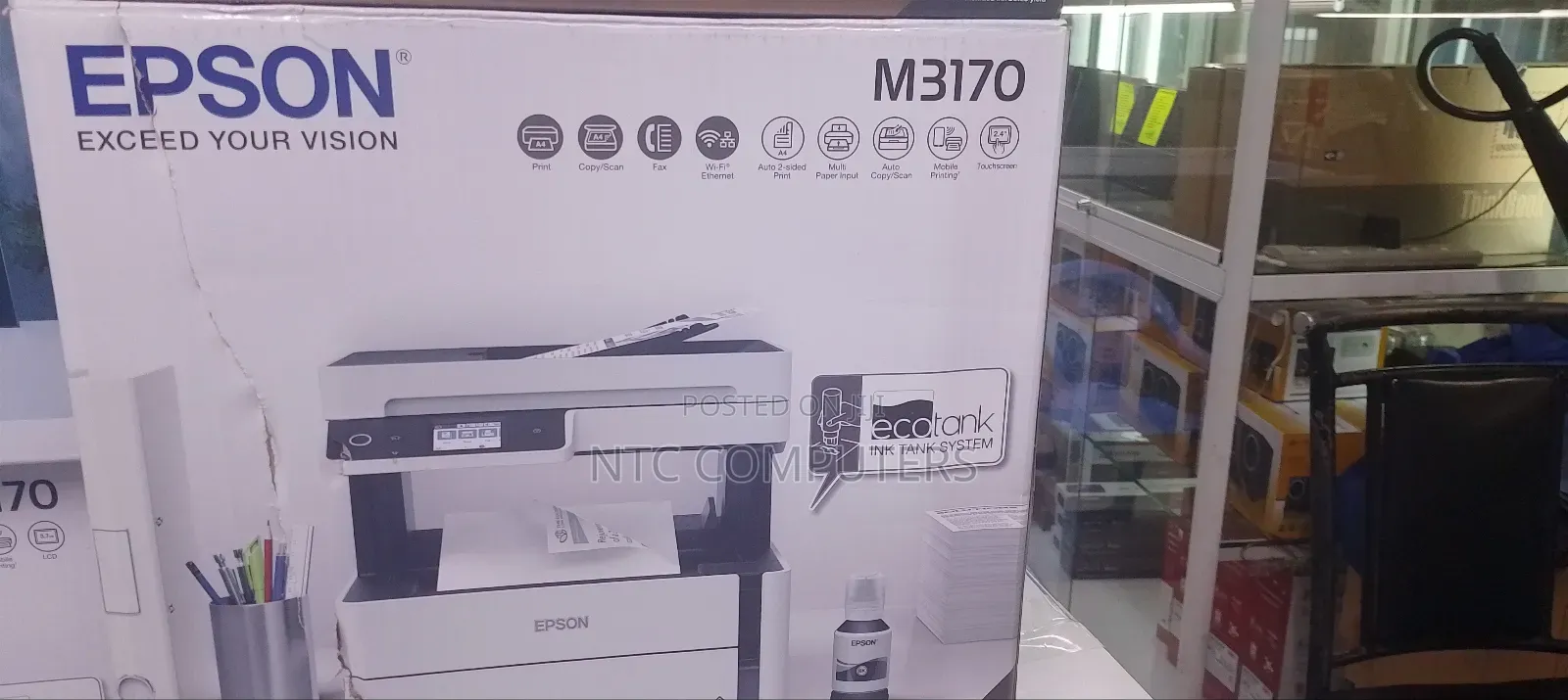 Epson Ecotank Monochrome M3170 All-in-One Duplex