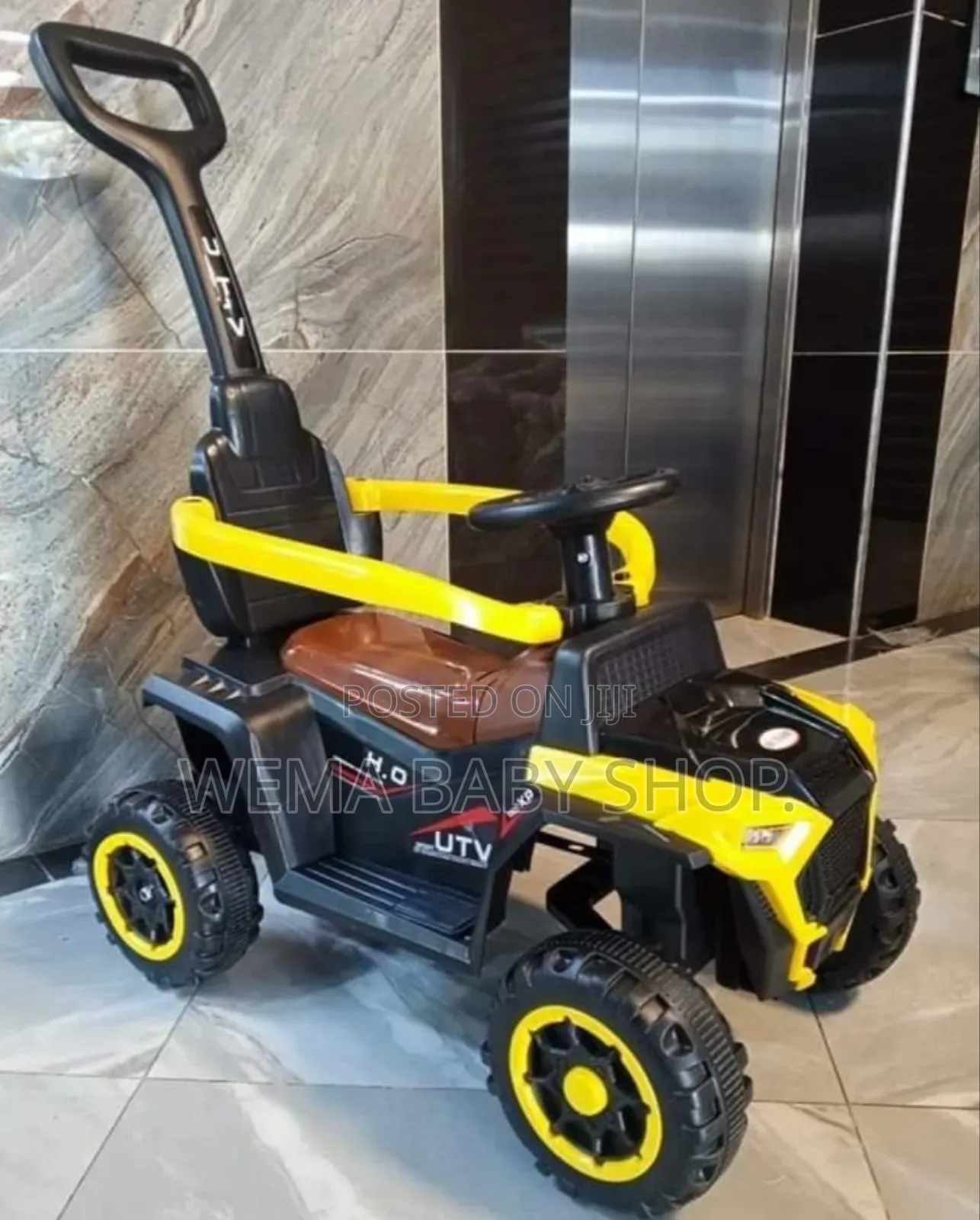 Kids Ride on Push Car With a Parental Handle