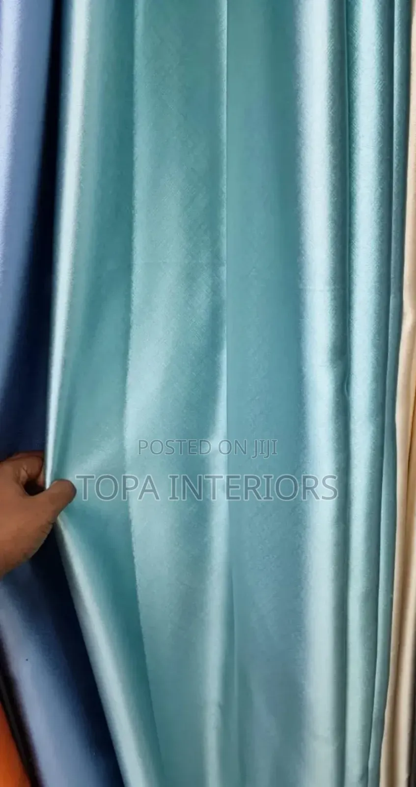 Turquoise Blue Blackout Curtains for Living Room and Bedroom Curtains