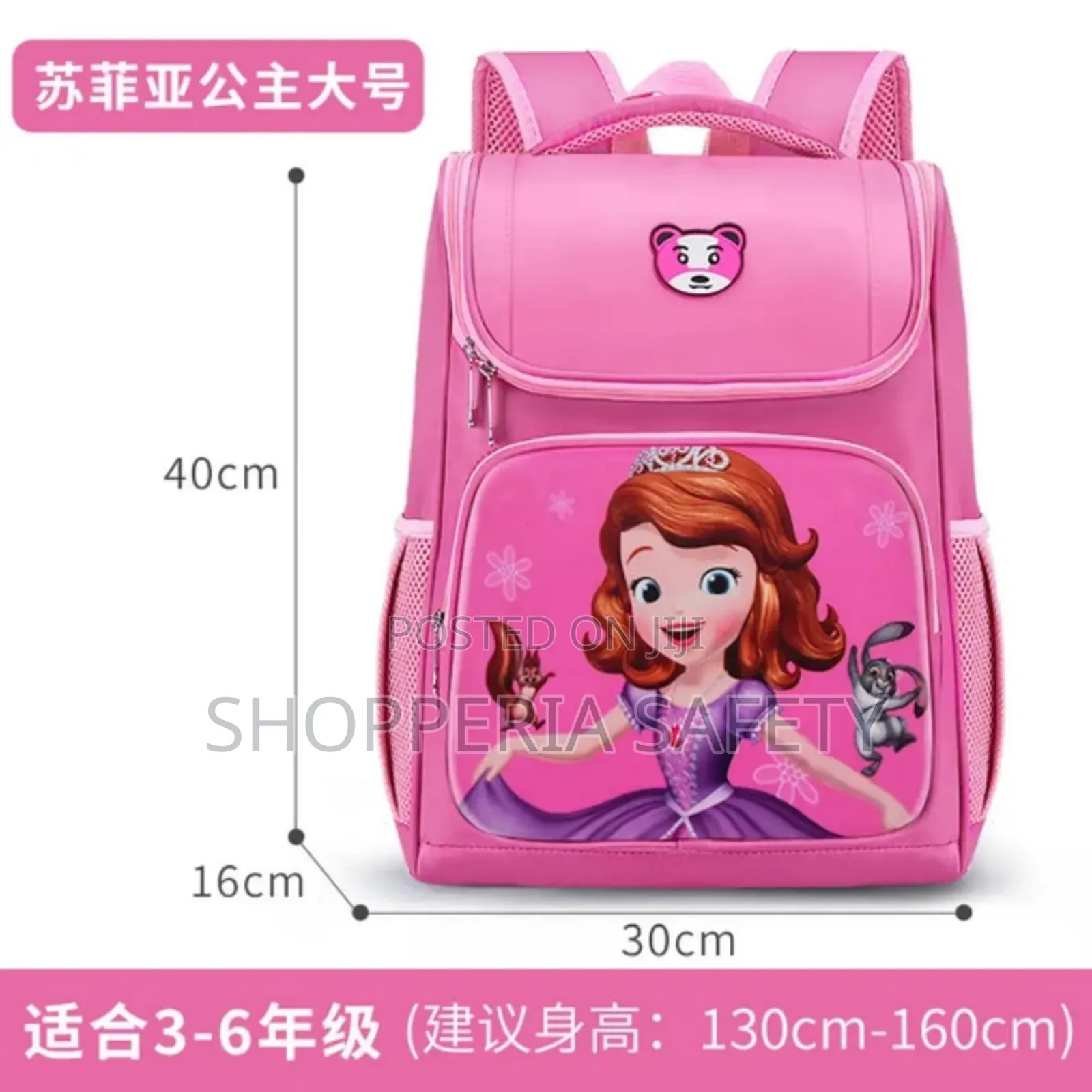 Girls Cartoon Themed School Bags/ Backpack