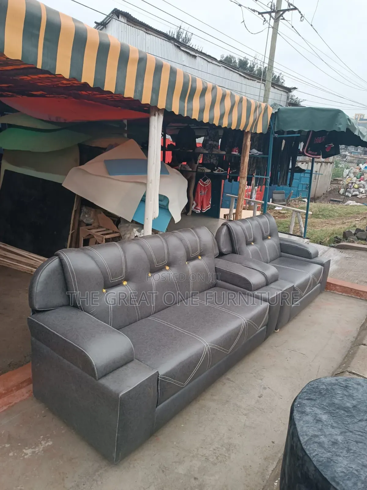 Generic Gray 5 Seater Sofa Set Modern Seat Hf4e