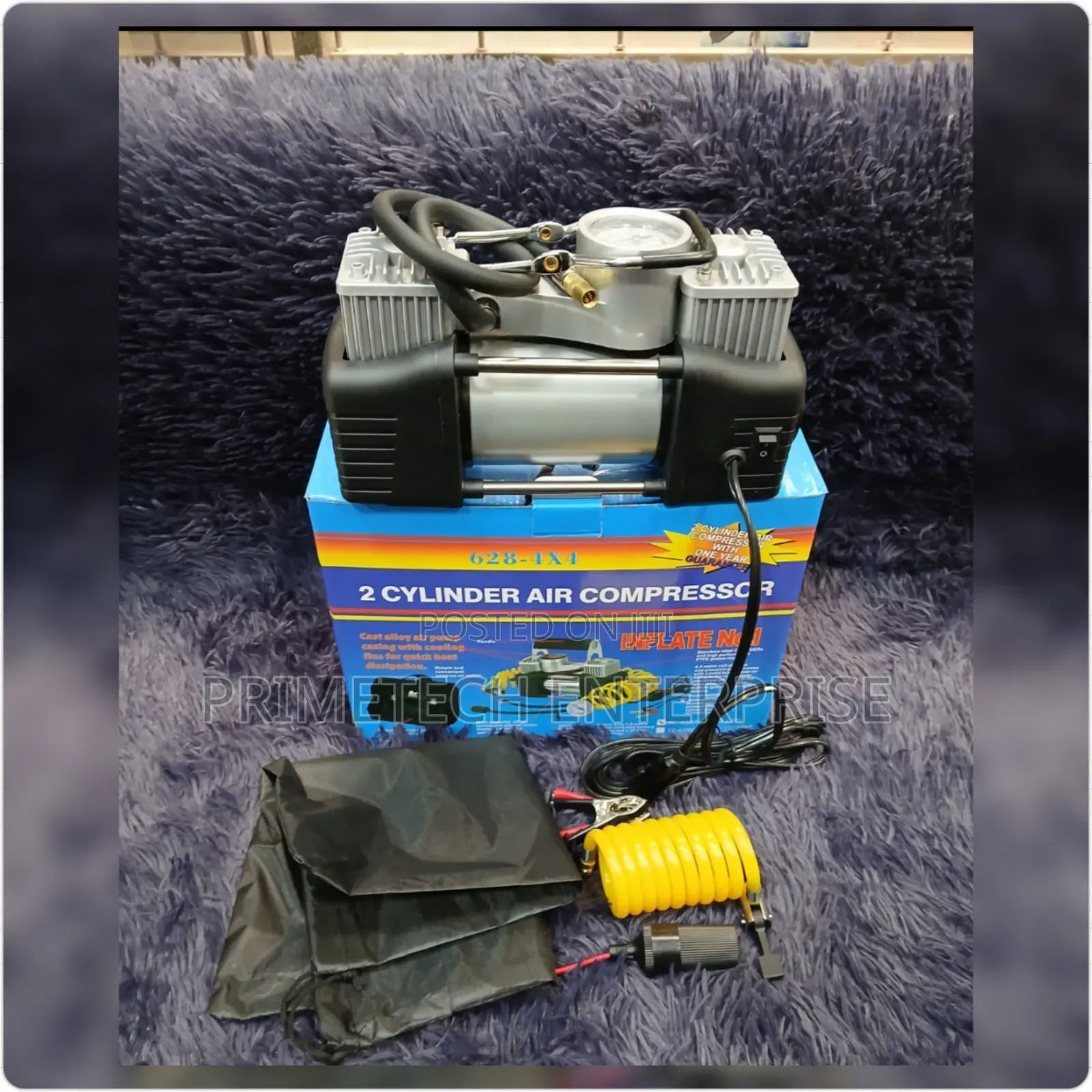 Double Cylinder Dc Air Compressor