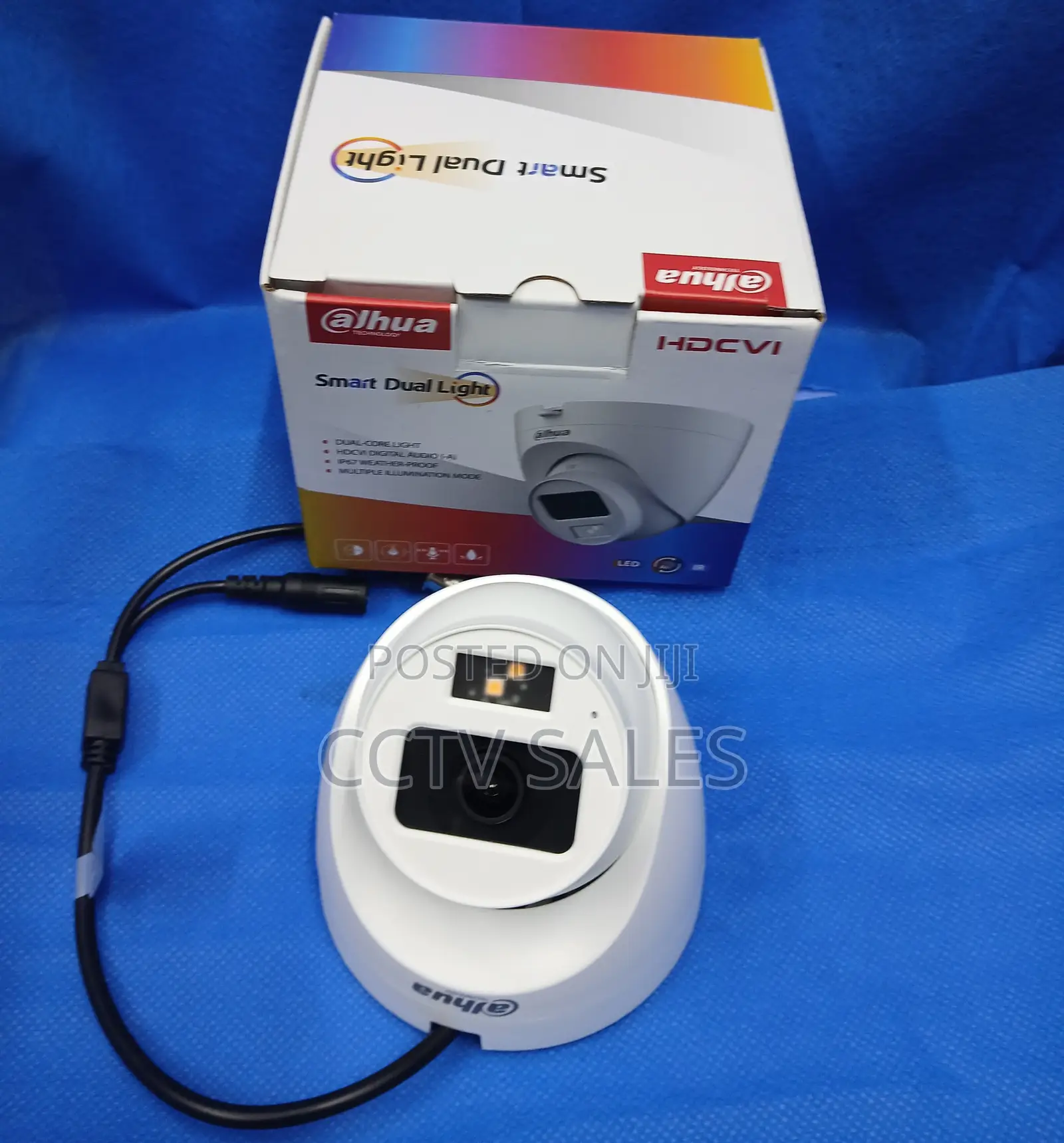 Full Time Full Colored Indoor CCTV Camera With Audio Ability