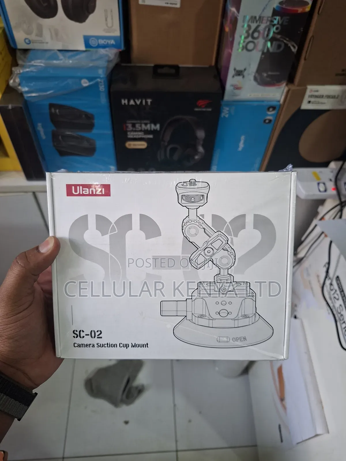 Ulanzi Sc-02 Heavy-Duty Suction Cup Mount