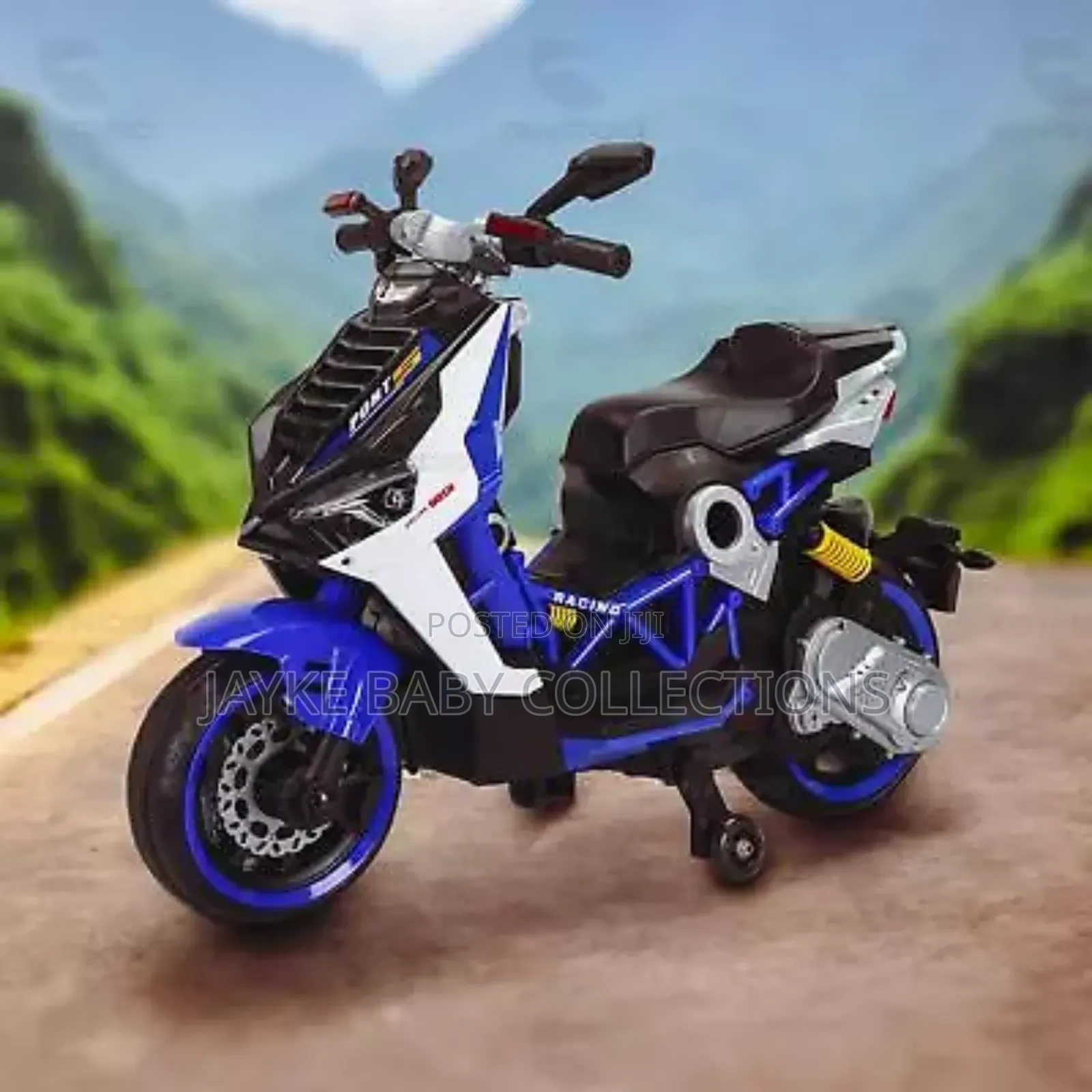Kids 12v Ride-on Motorbike With Lights Music