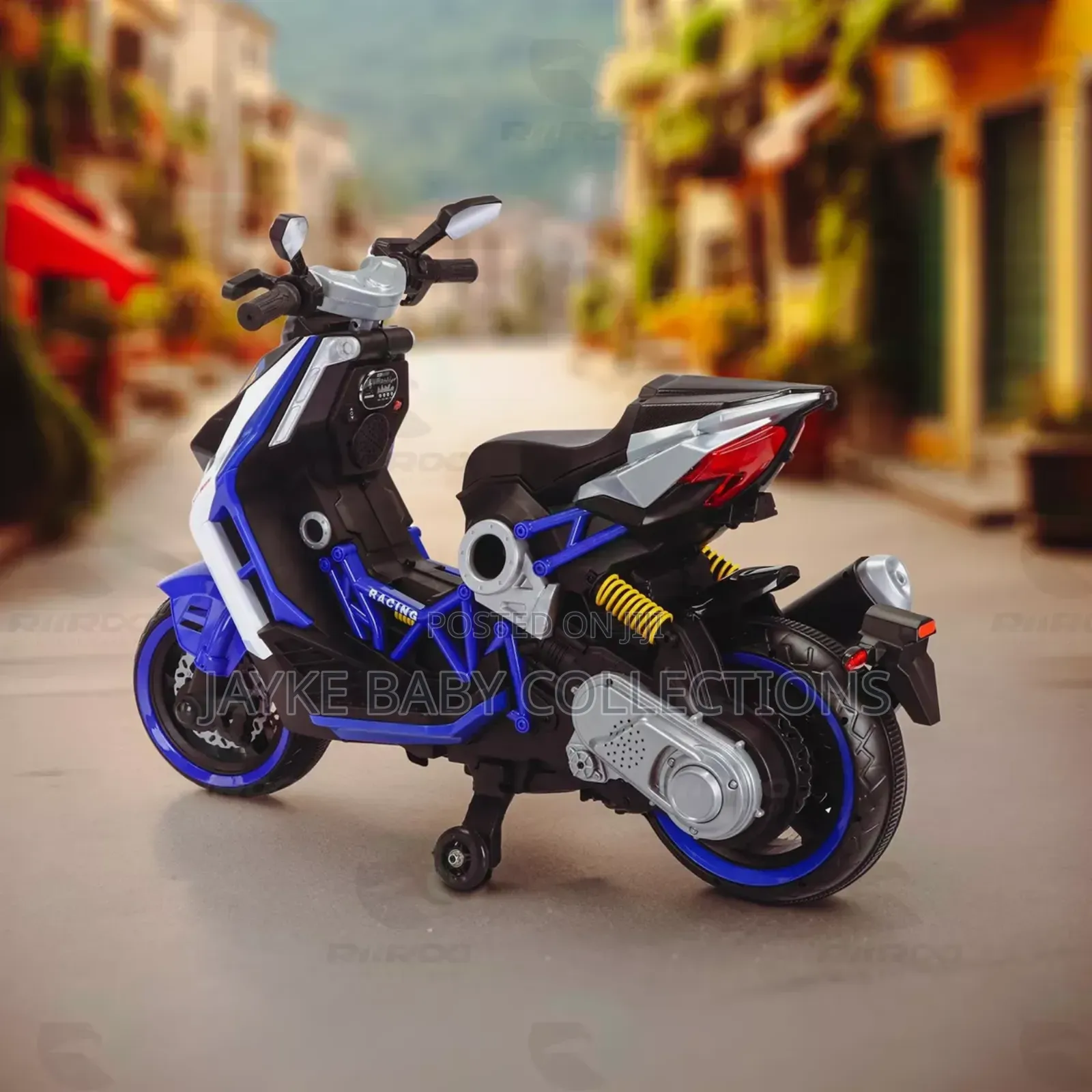 Kids 12v Ride-on Motorbike With Lights Music