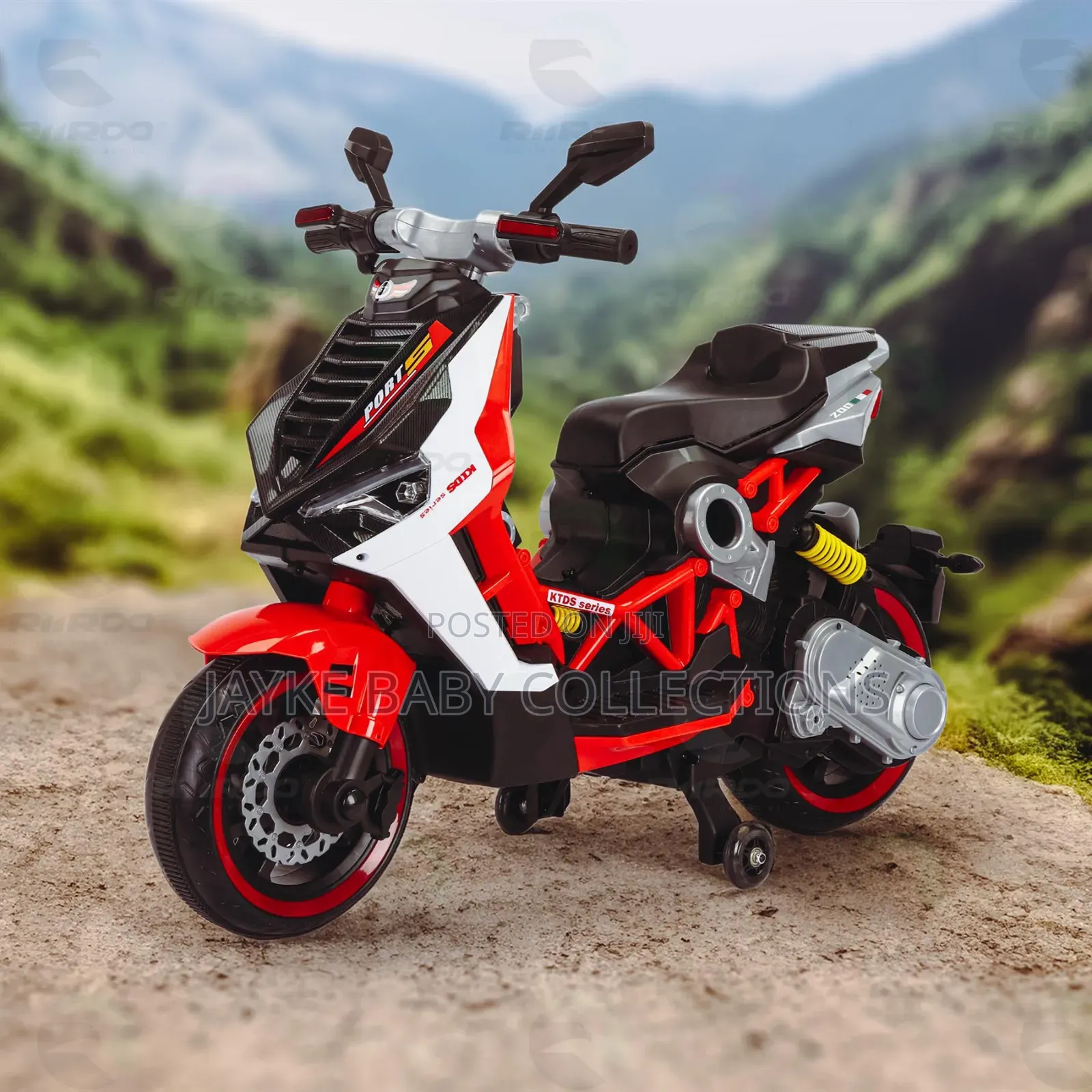 Kids 12v Ride-on Motorbike With Lights Music
