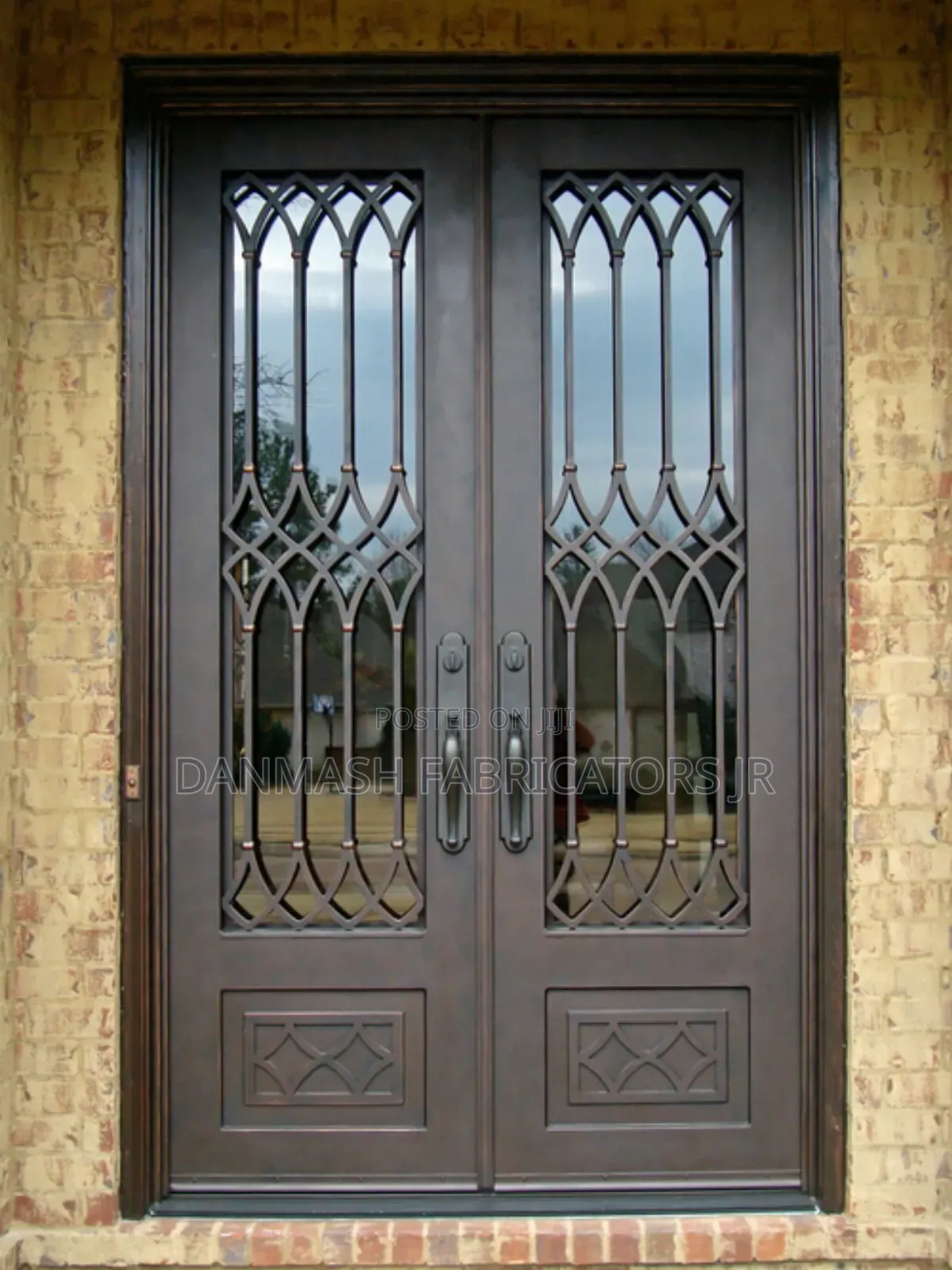 Elegant Double Metal Door