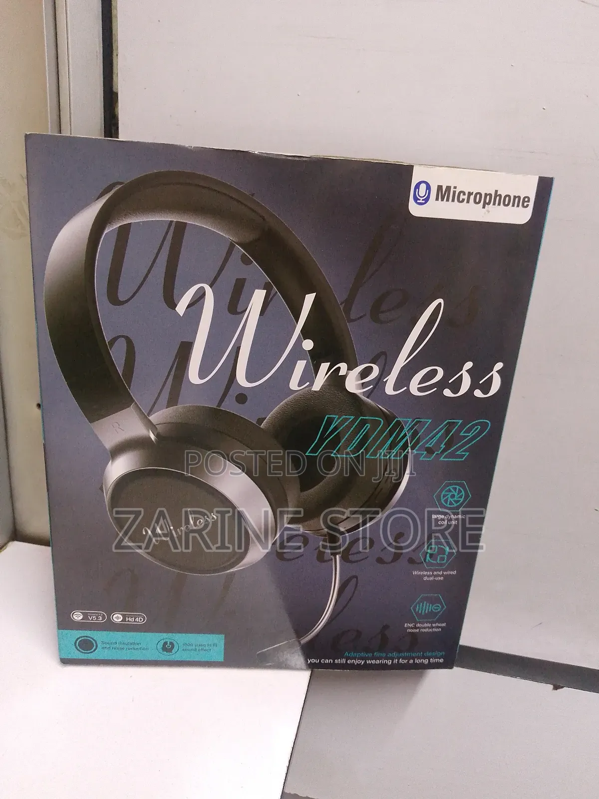 Wireless Ydm42 Headphones With Removable Microphone