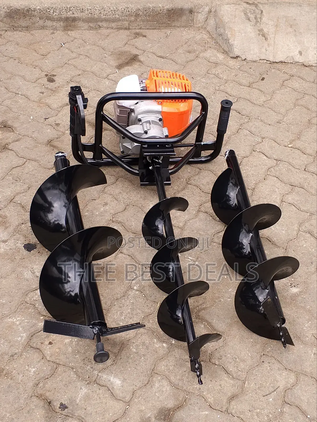 4 Stroke Earth Auger Drill Machine -3 Bits