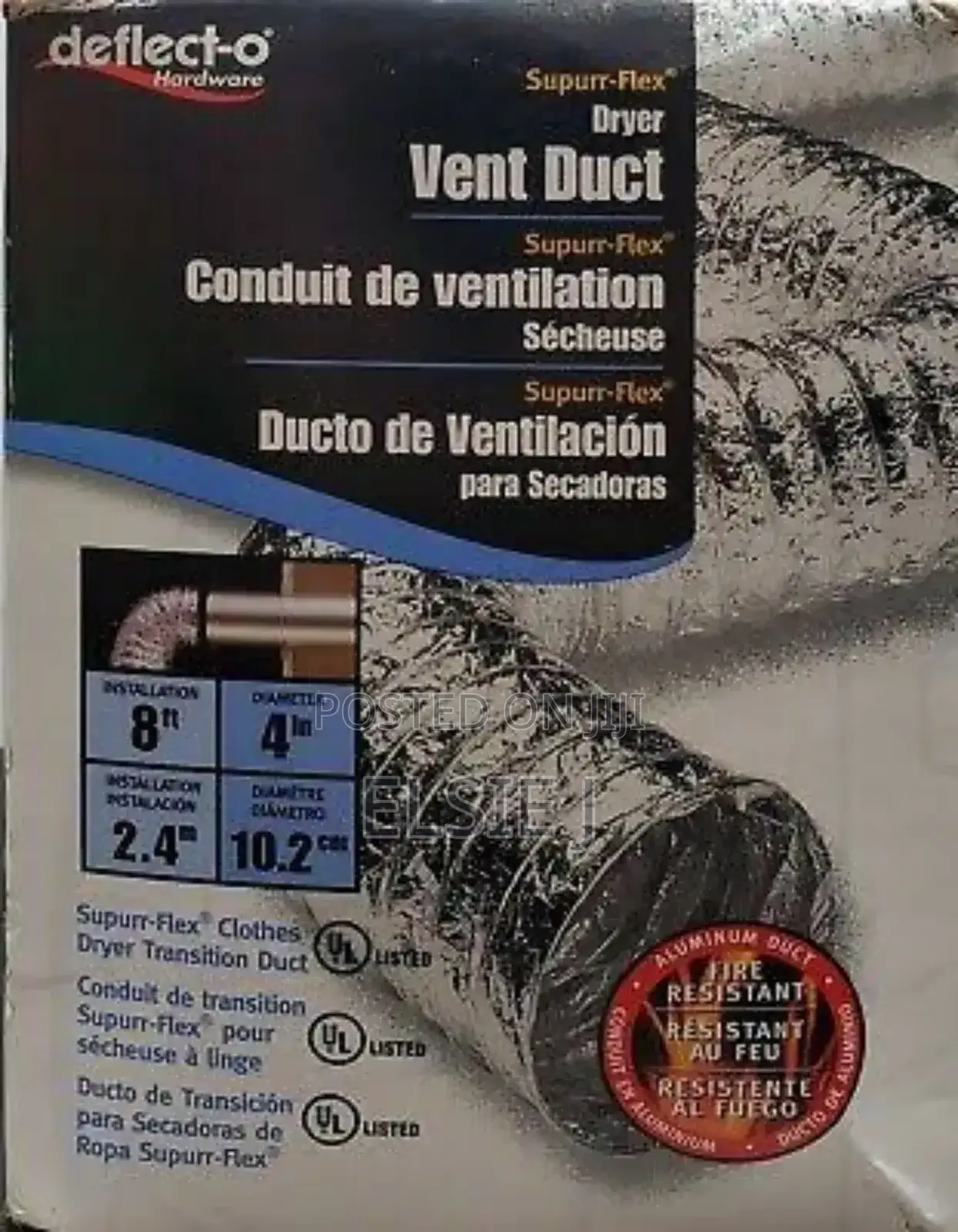 Heavy-duty Vent Duct 8 Inch X 4 Metres – Hvac & Exhaust