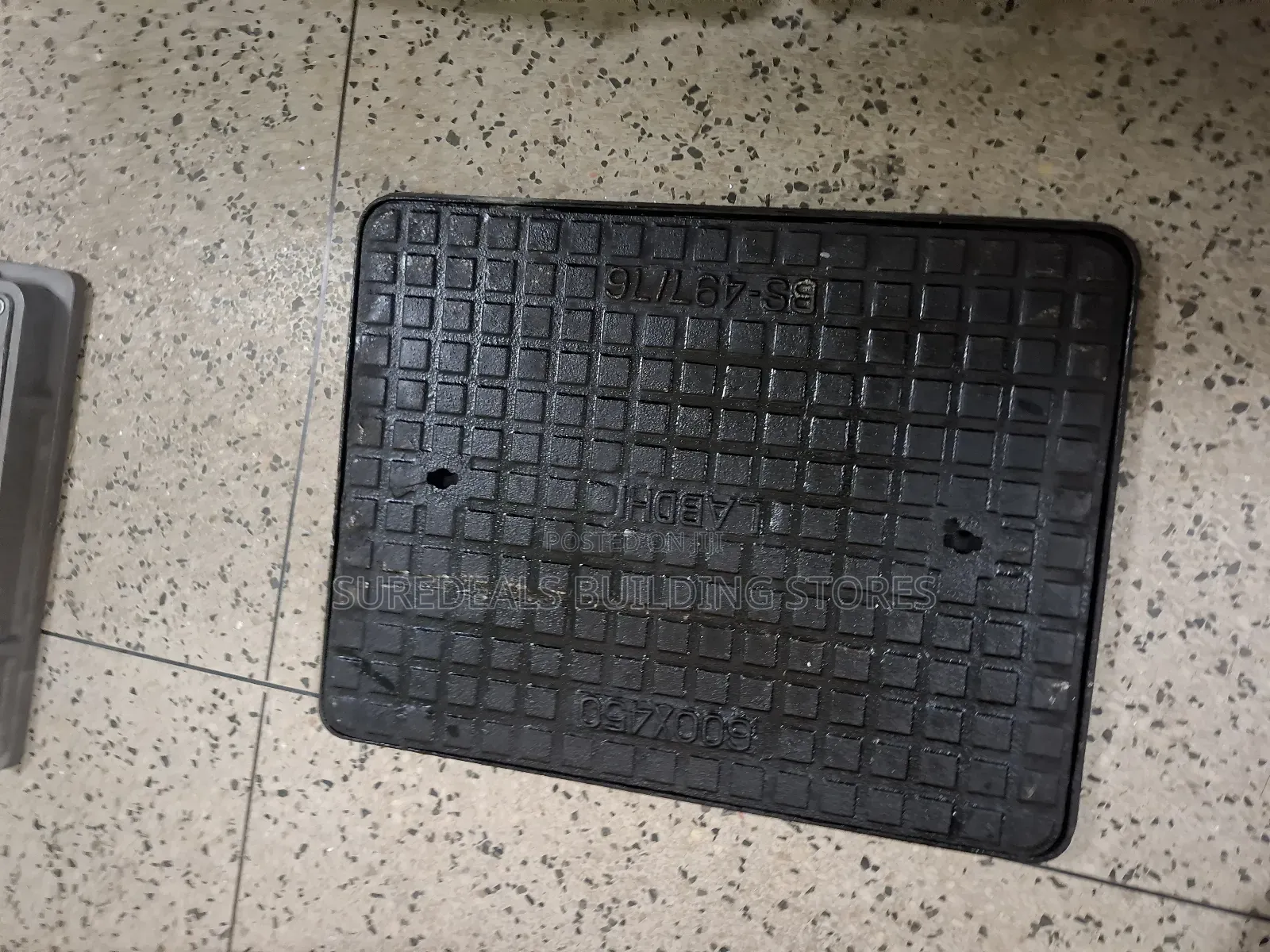 24 Inches by 18 Inches Cast Iron Manhole Cover.