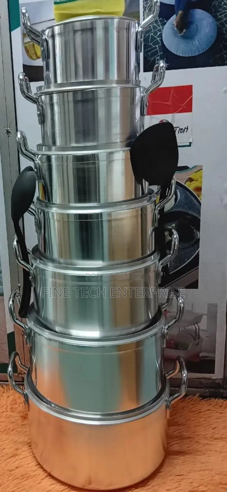 Tornado Tc 14-PCS Stainless Steel Cooking Pot Set