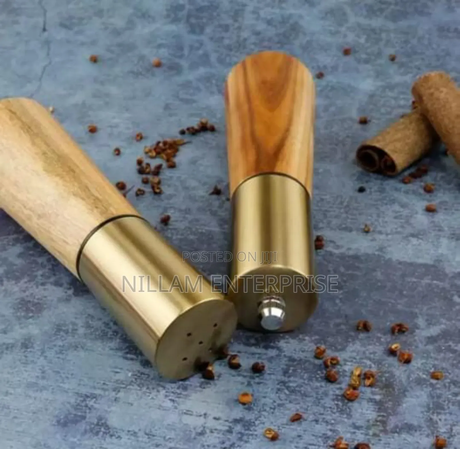 Luxury Kitchen Pepper Salt Grinder 2pcs Set