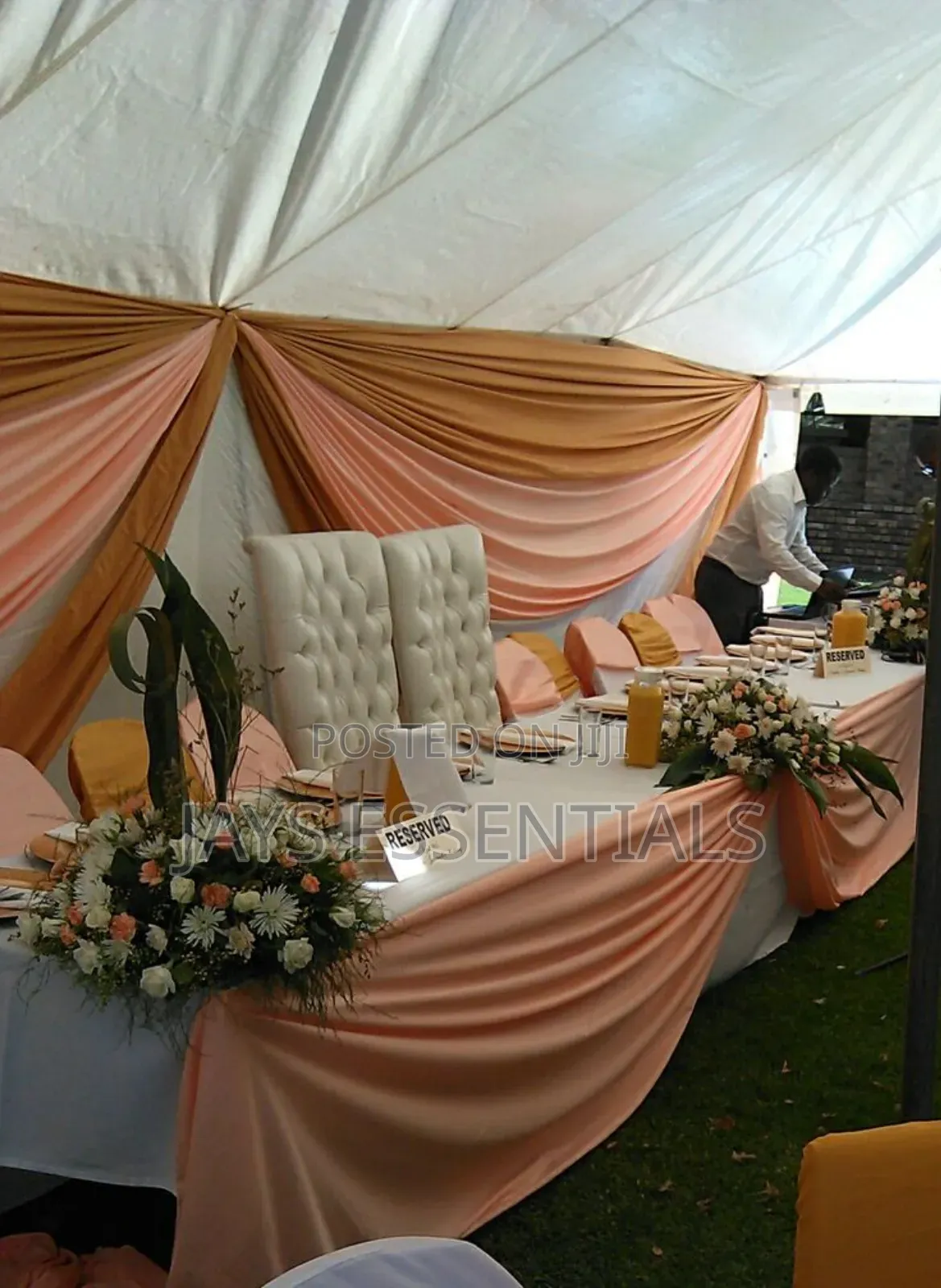 50 Metres Tent Drapery Rolls