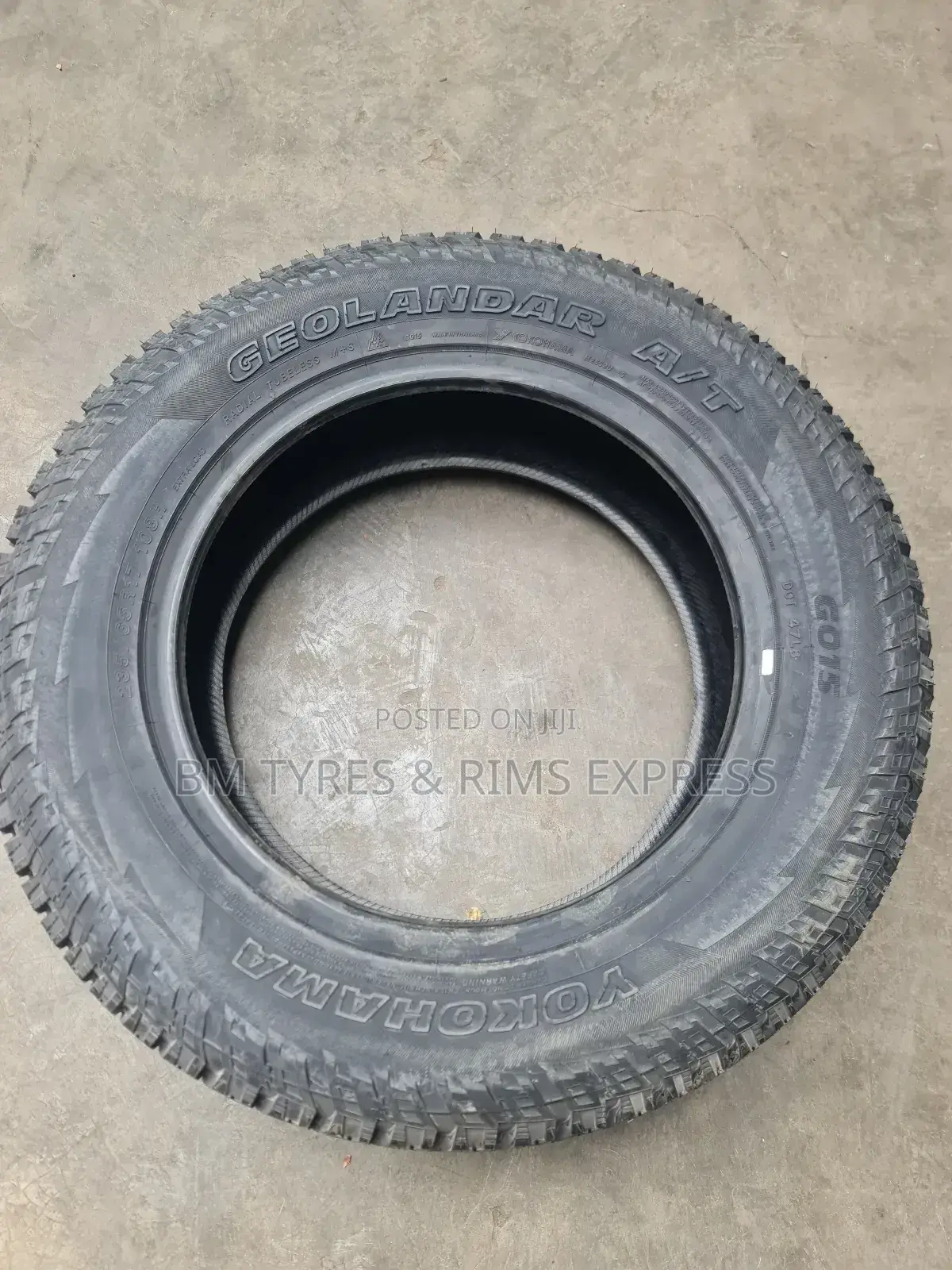 235 /65 R17 Yokohama Tyres (All Terrrain) G15.