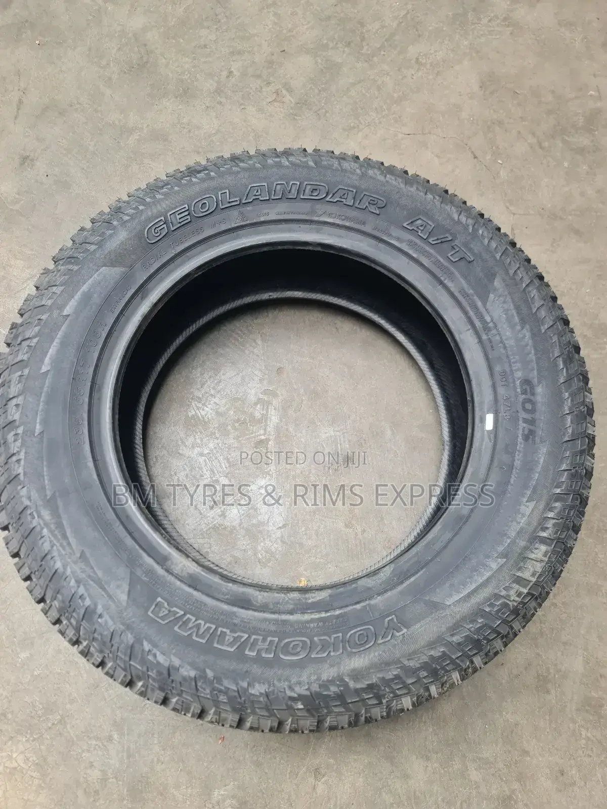 235 /65 R17 Yokohama Tyres (All Terrrain) G15.