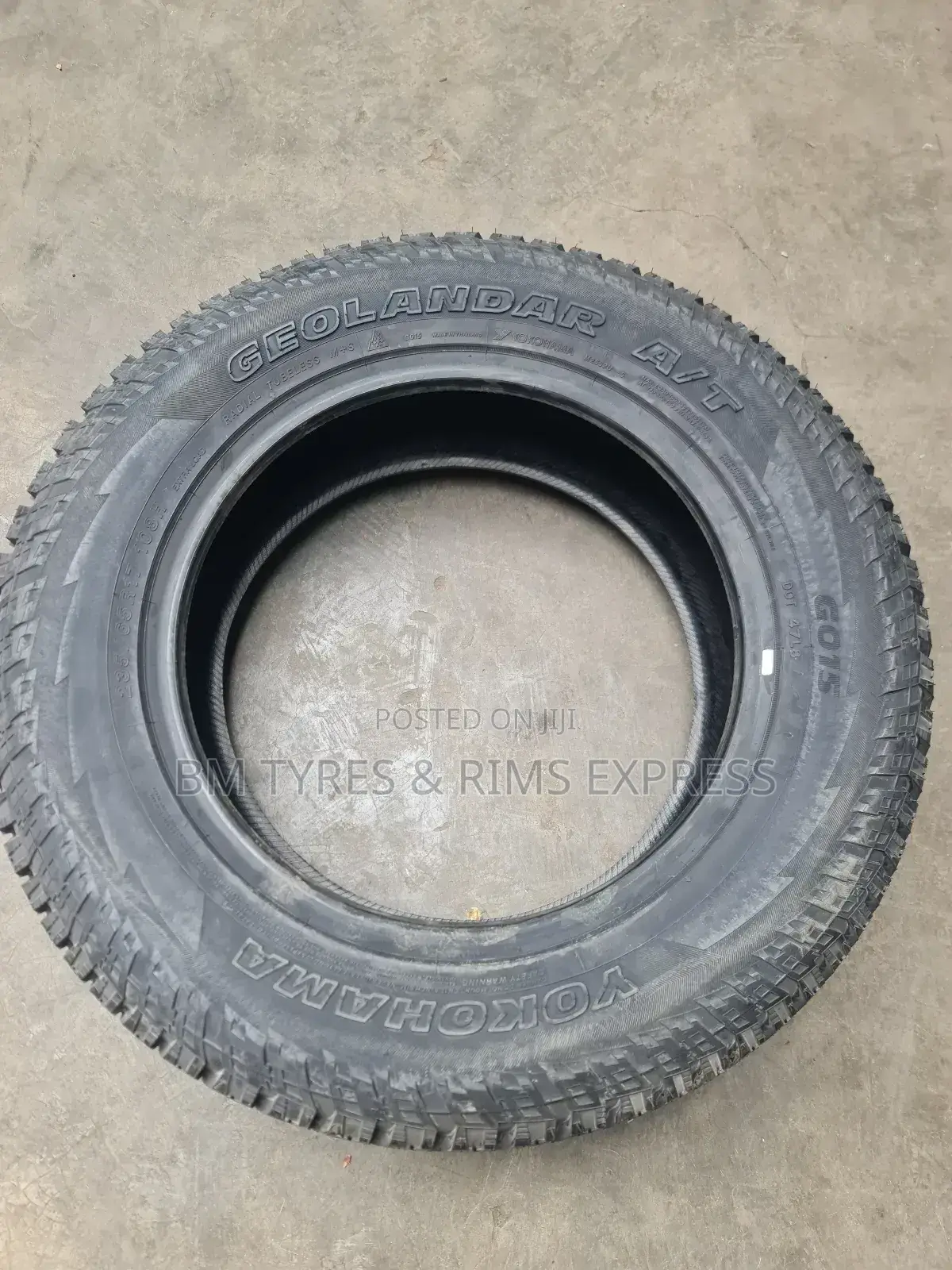 235 /65 R17 Yokohama Tyres (All Terrrain) G15.