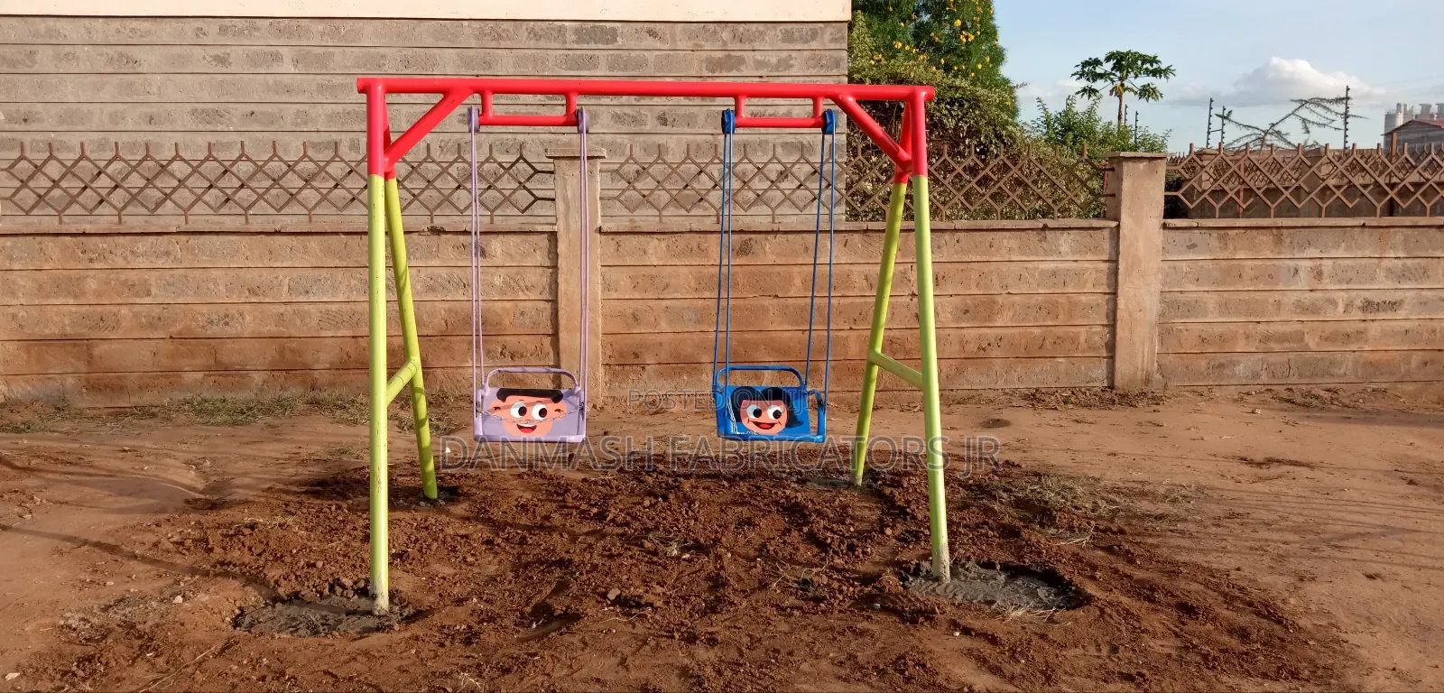 Strong Double Kids Swing Set