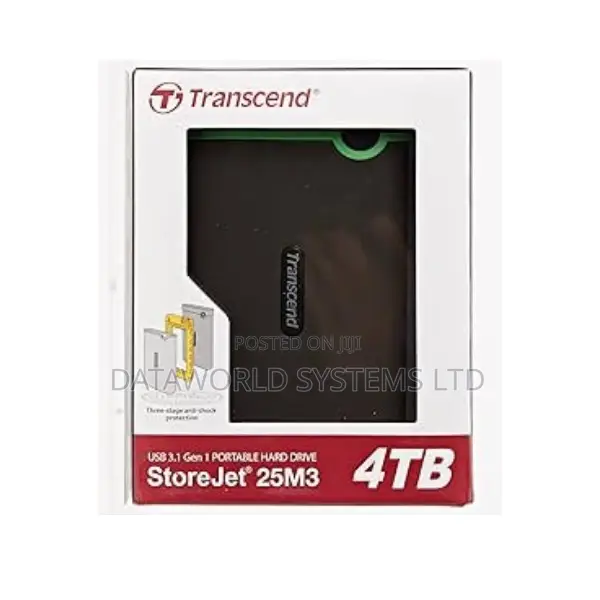 Transcend External HDD 4tb - Iron Grey - Ts4tsj25m3s