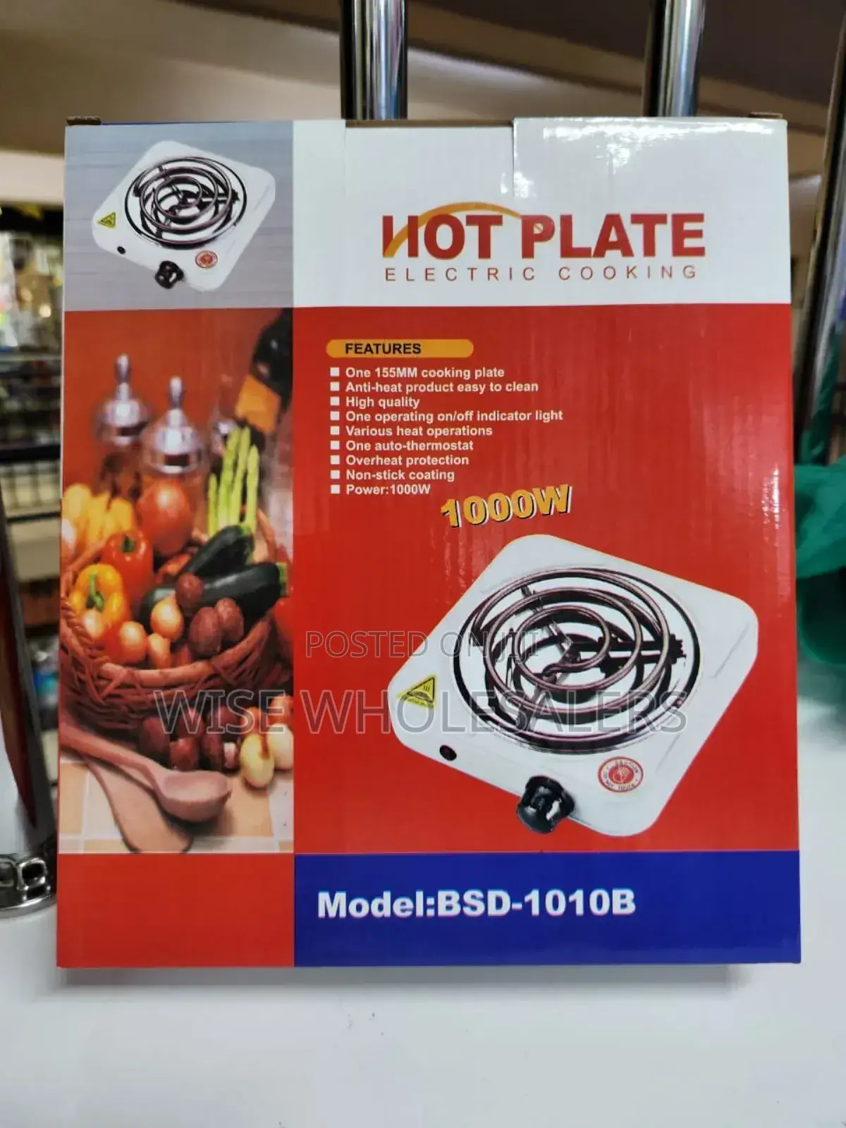 Electric Cooker / Single Spiral Coil Hotplate