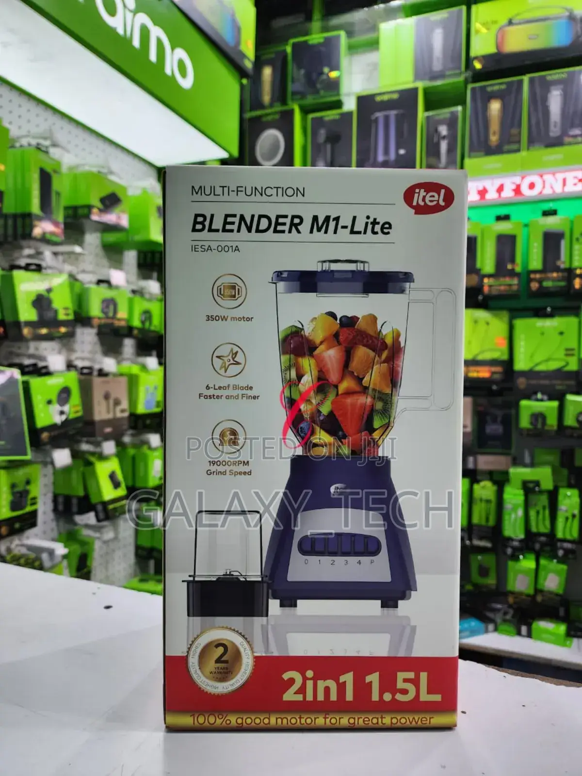 Itel 2 in 1 Blenders M1 Lite Iesa-001a 1.5l