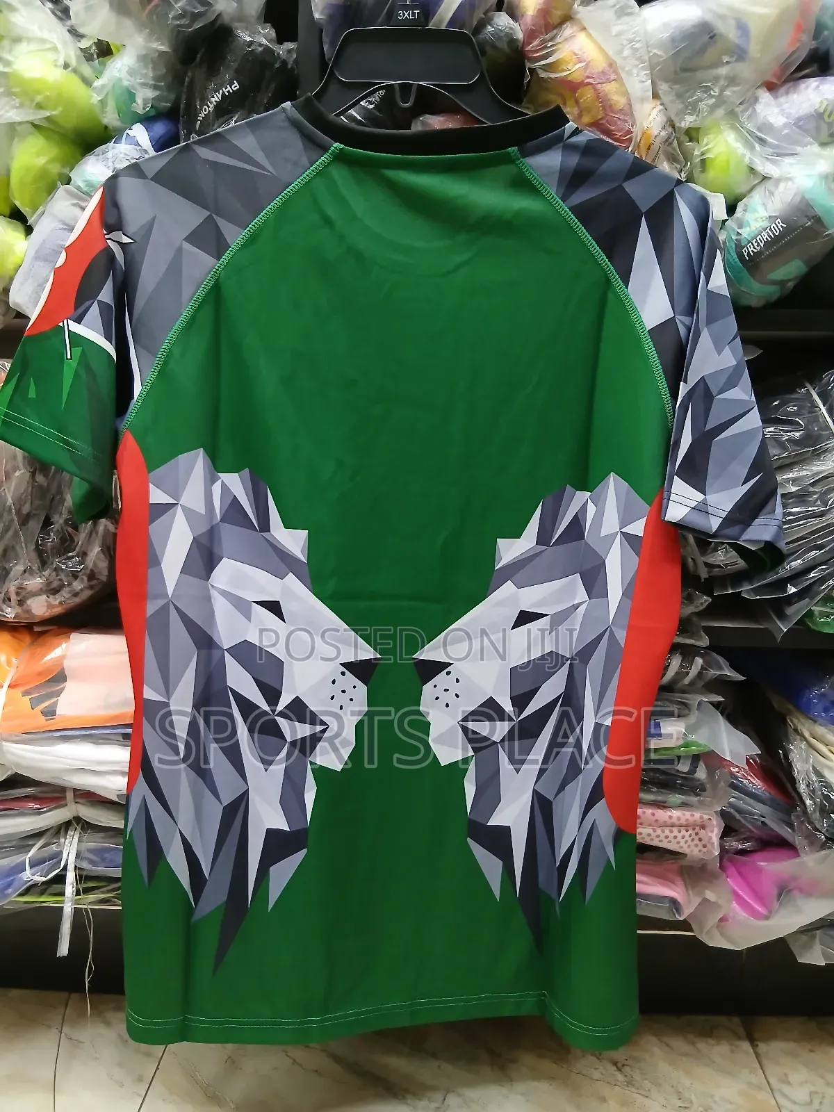 New Green Kenya Rugby Jersey Shirt - Shujaaz Rugby Shirt
