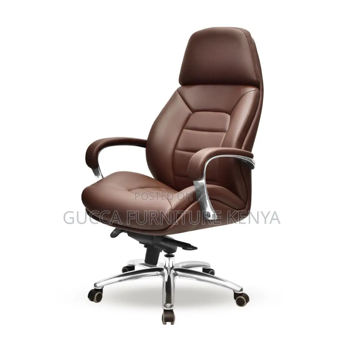 Office Chair: Modern Executive Leather Arm Seat for Director's
