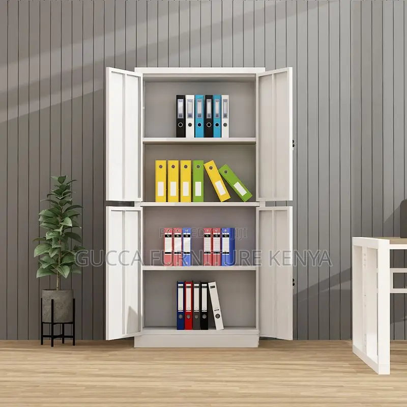 Office Cabinet: Lockable 4-Steel Door Office Locker Cabinet
