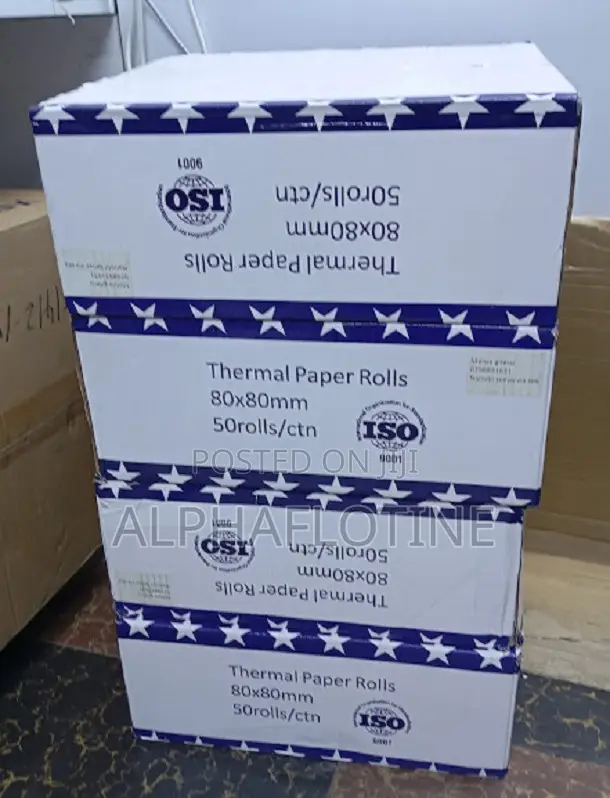 80mmx 80mm 50 Rolls/CTN Thermal Paper Roll