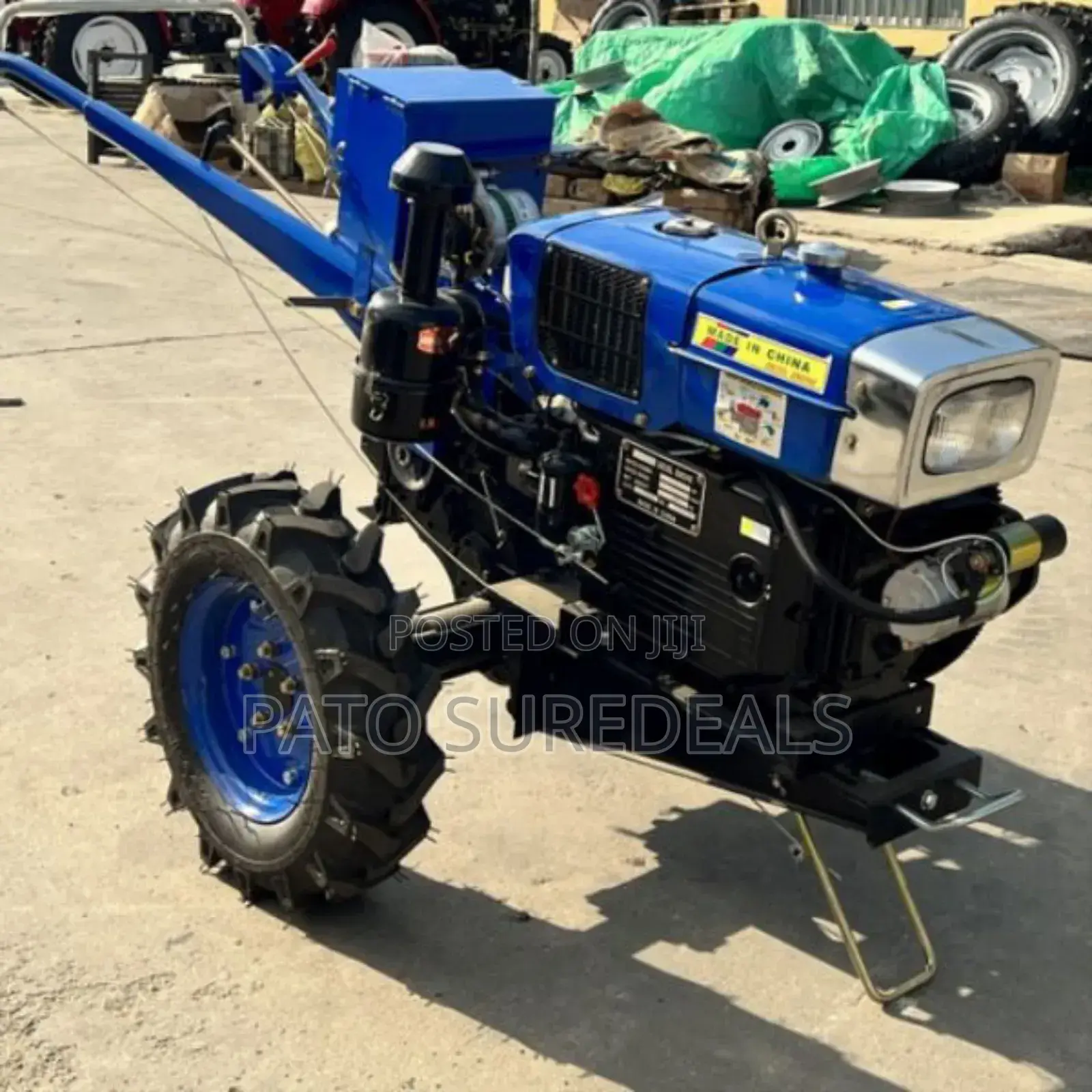 Powerful Walking Tractor 16hp Diesel Powered