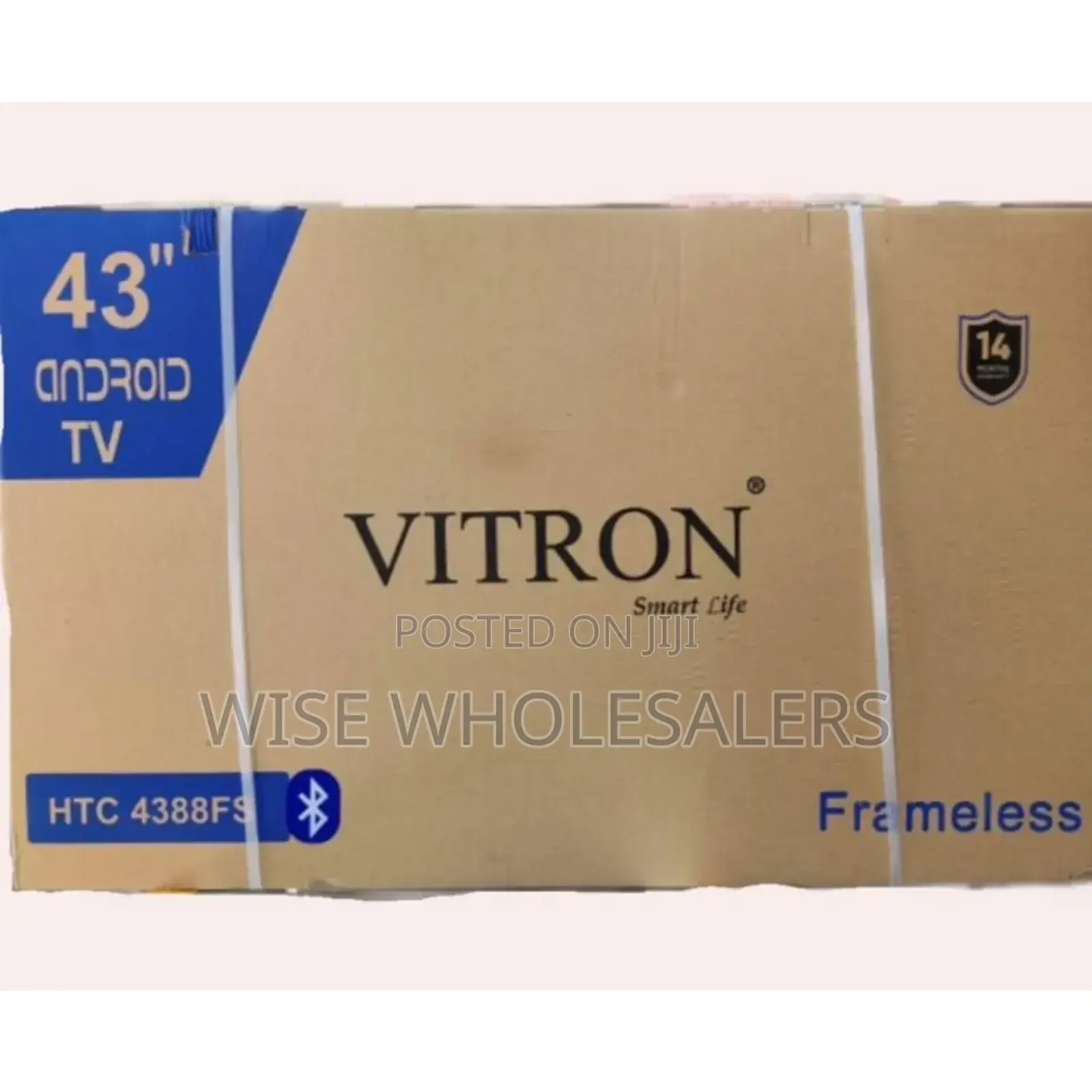 Vitron 43′′  Frameless Smart Android – Bluetooth Enabled **