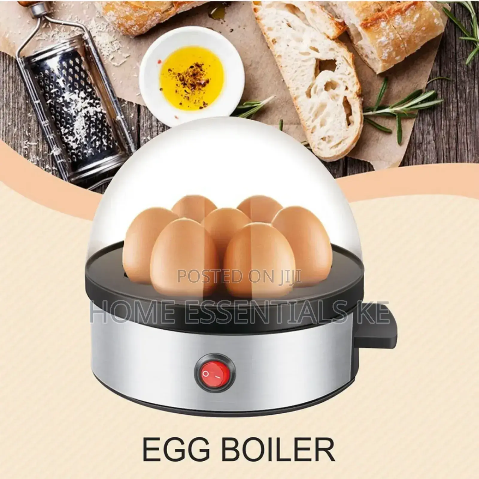 *Multifunctional Single Mini Electric Egg Boiler/Steamer
