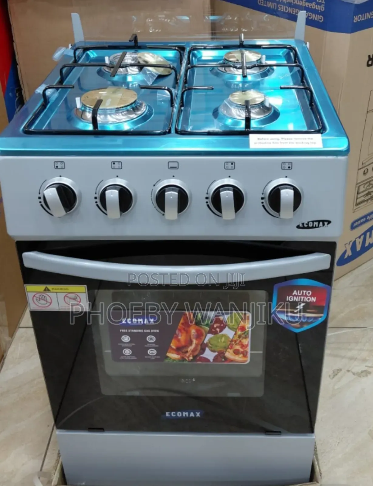 Black Ecomax Full Gas Cooker