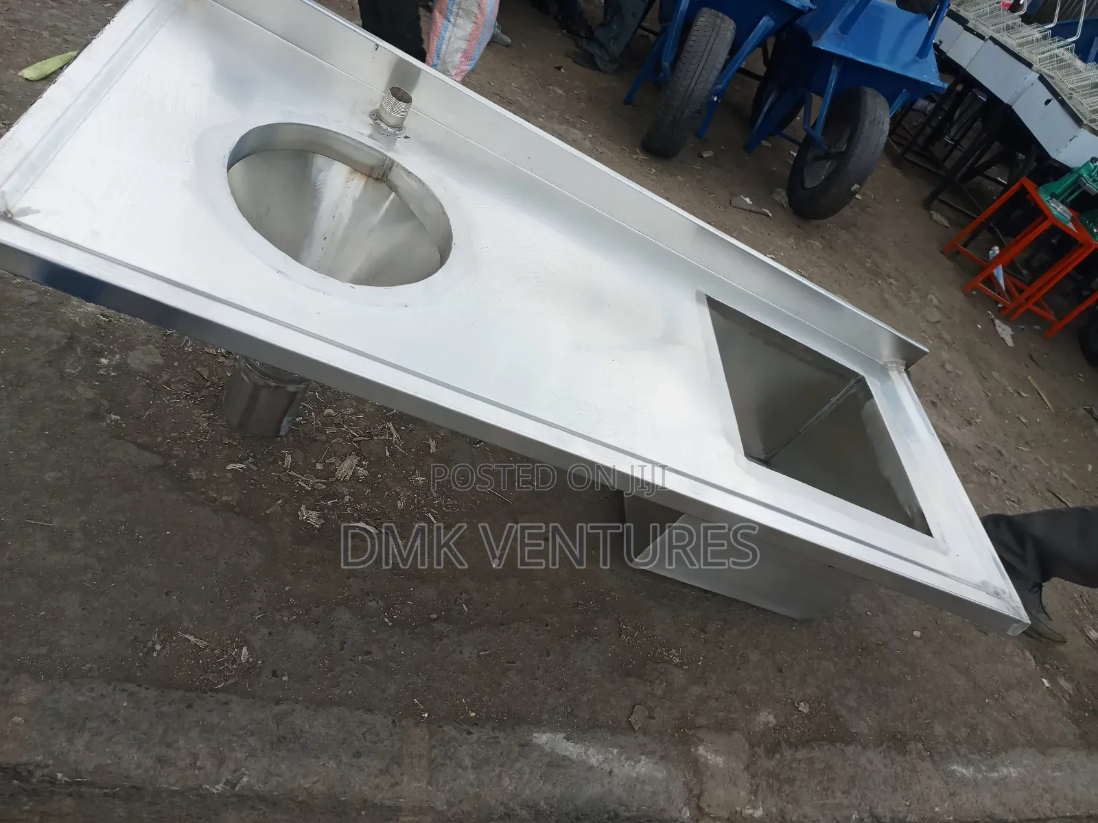 Official Institution Sluice Stainless Sink