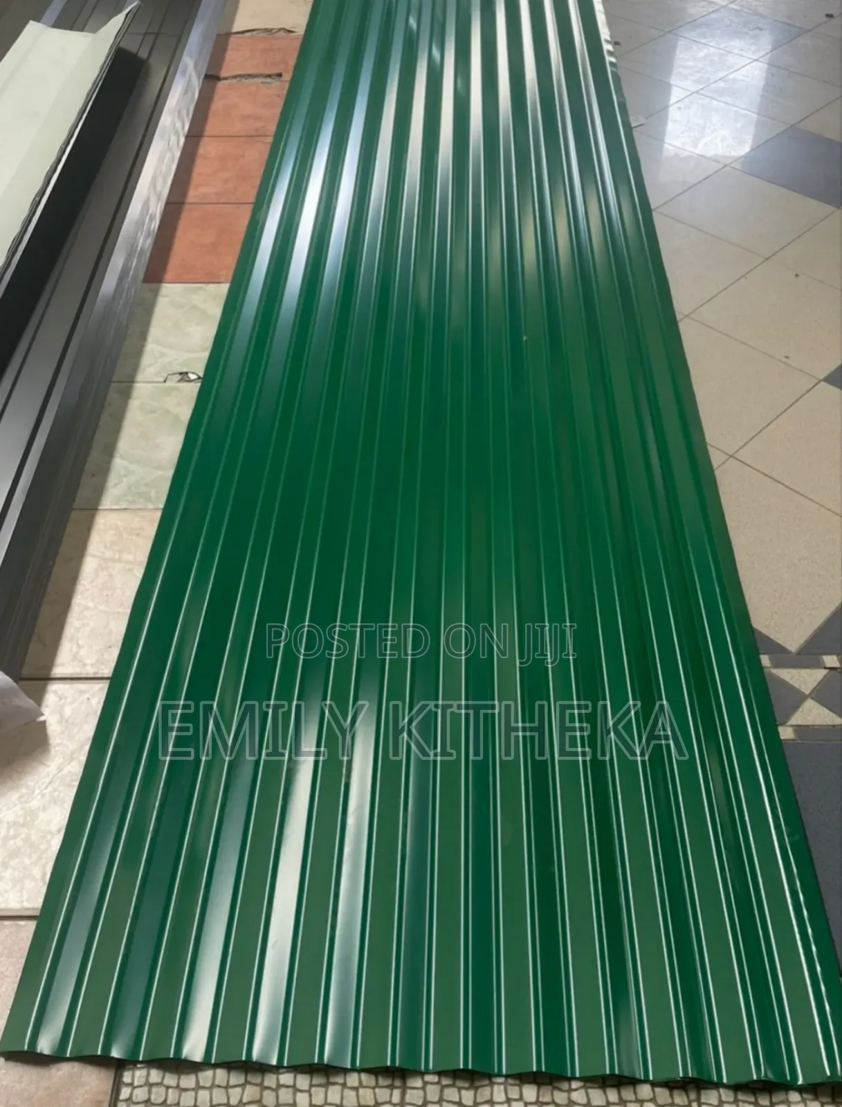 Corrugated Roofing Sheets. Green 30 Gauge 