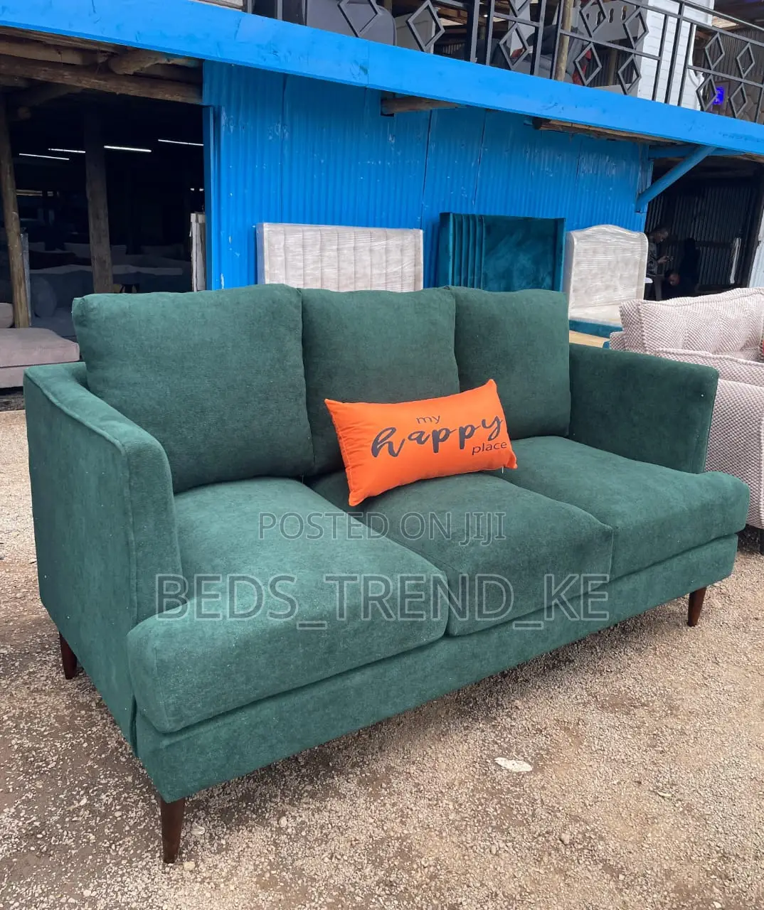 Cushioned 3 Seater Couch