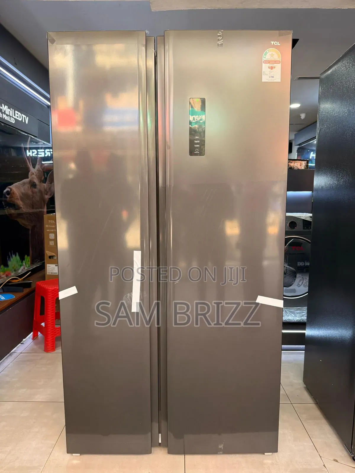 TCL Refrigerator 505ltrs Side by Side